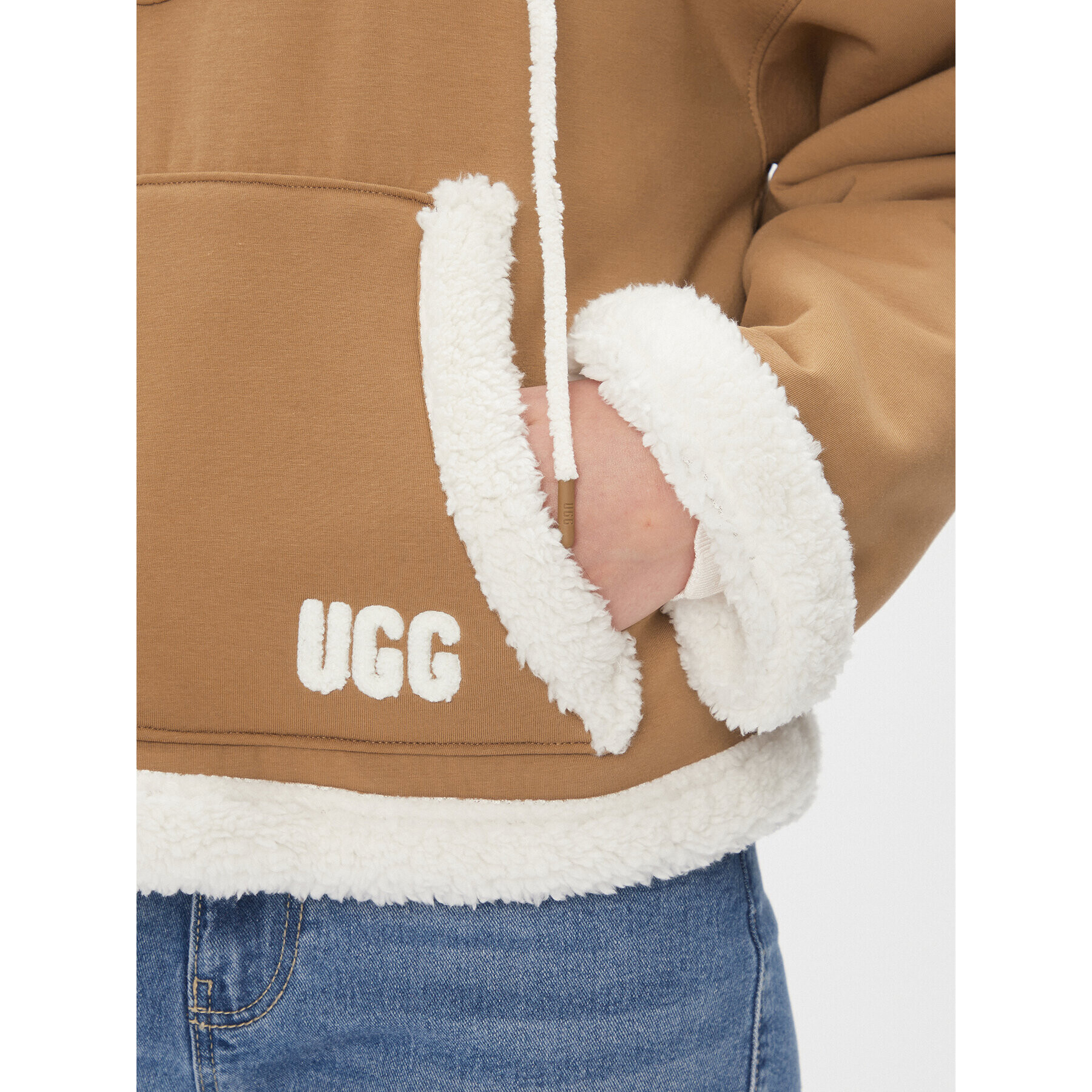 Ugg Jopa Sharonn 1144457 Rjava Relaxed Fit - Pepit.si