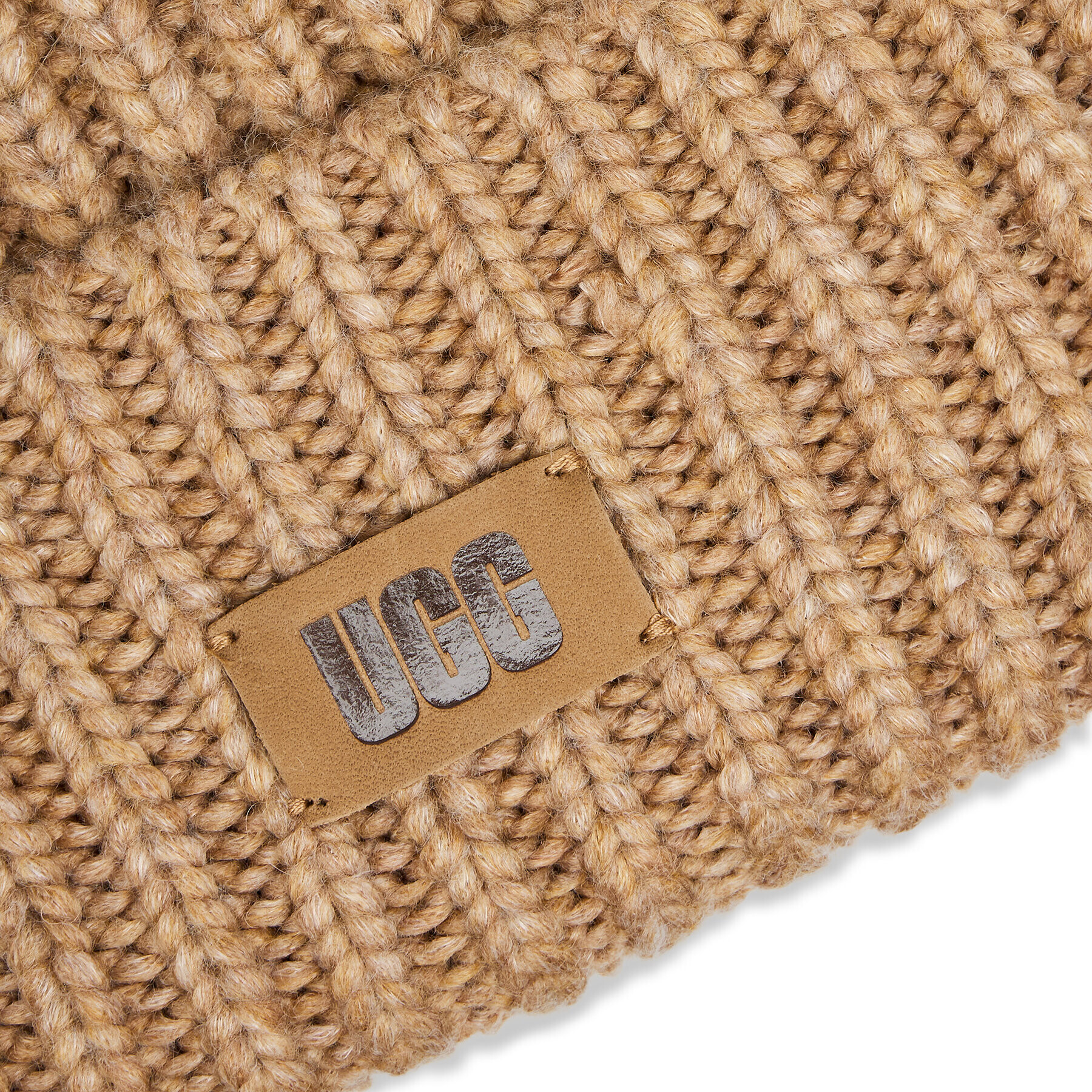 Ugg Kapa Chunky Pom Cuff 100026 Bež - Pepit.si