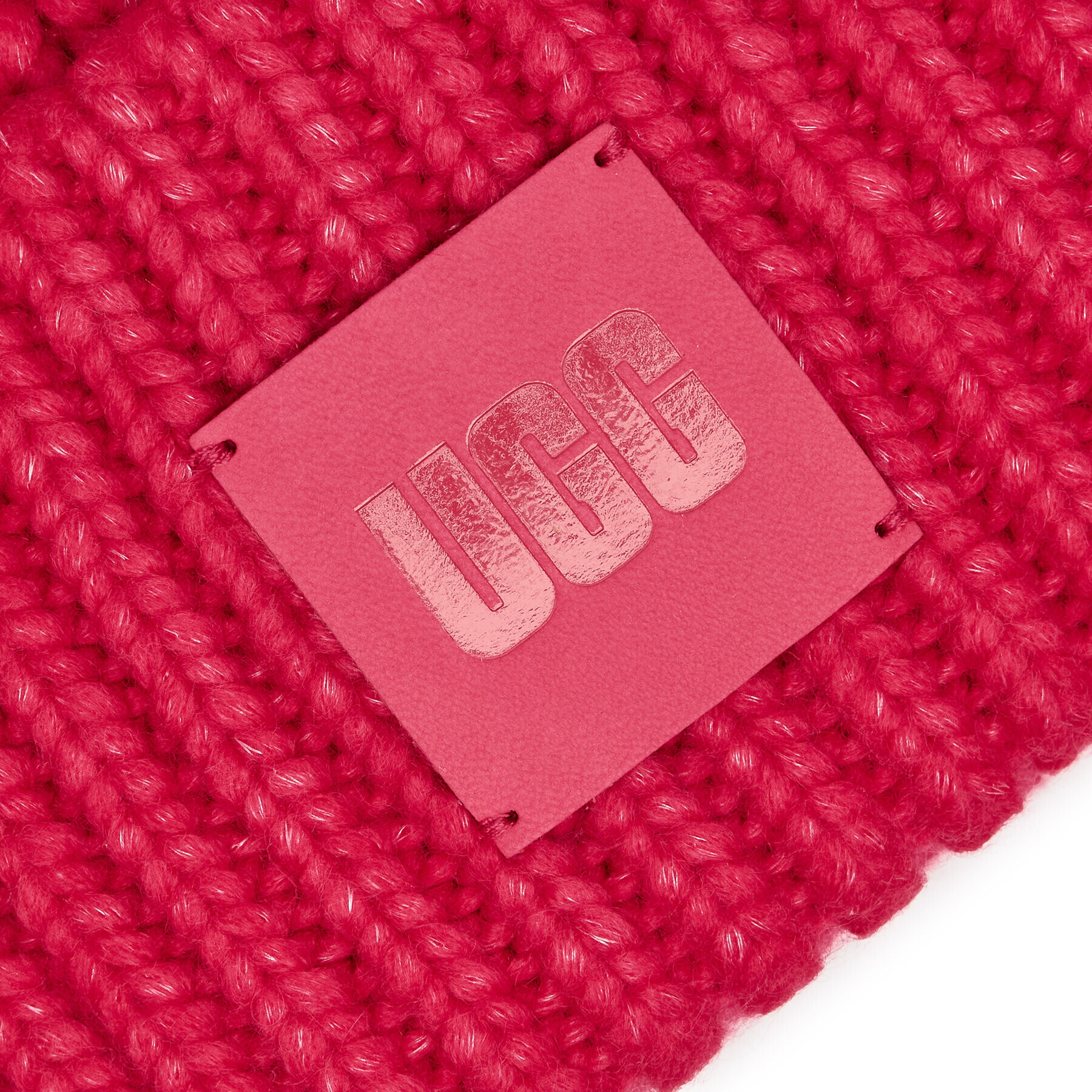 Ugg Kapa W Chunky Rib Beanie W Logo 20061 Roza - Pepit.si