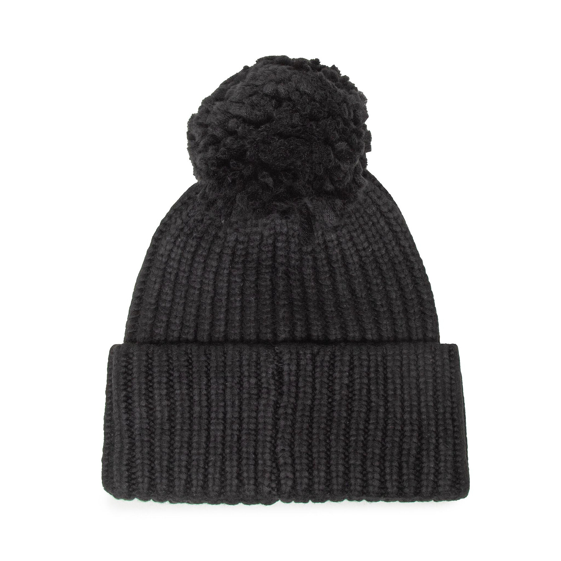 Ugg Kapa W Chunky Rib Knit Beanie W Pom 20165 Črna - Pepit.si