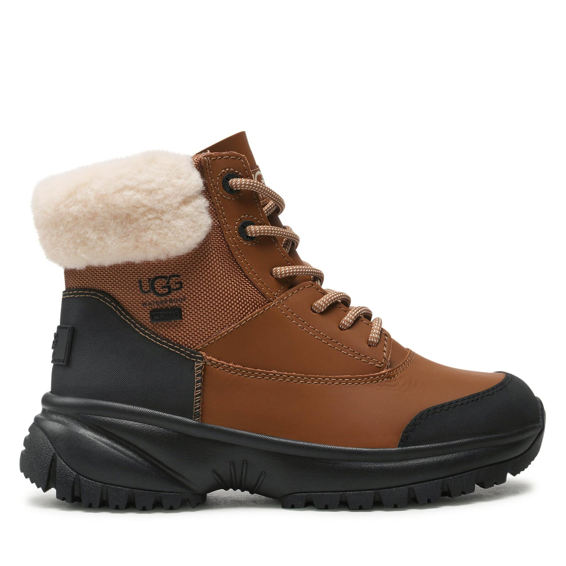 Ugg Pohodni čevlji W Yose Fluff V2 1130901 Rjava - Pepit.si