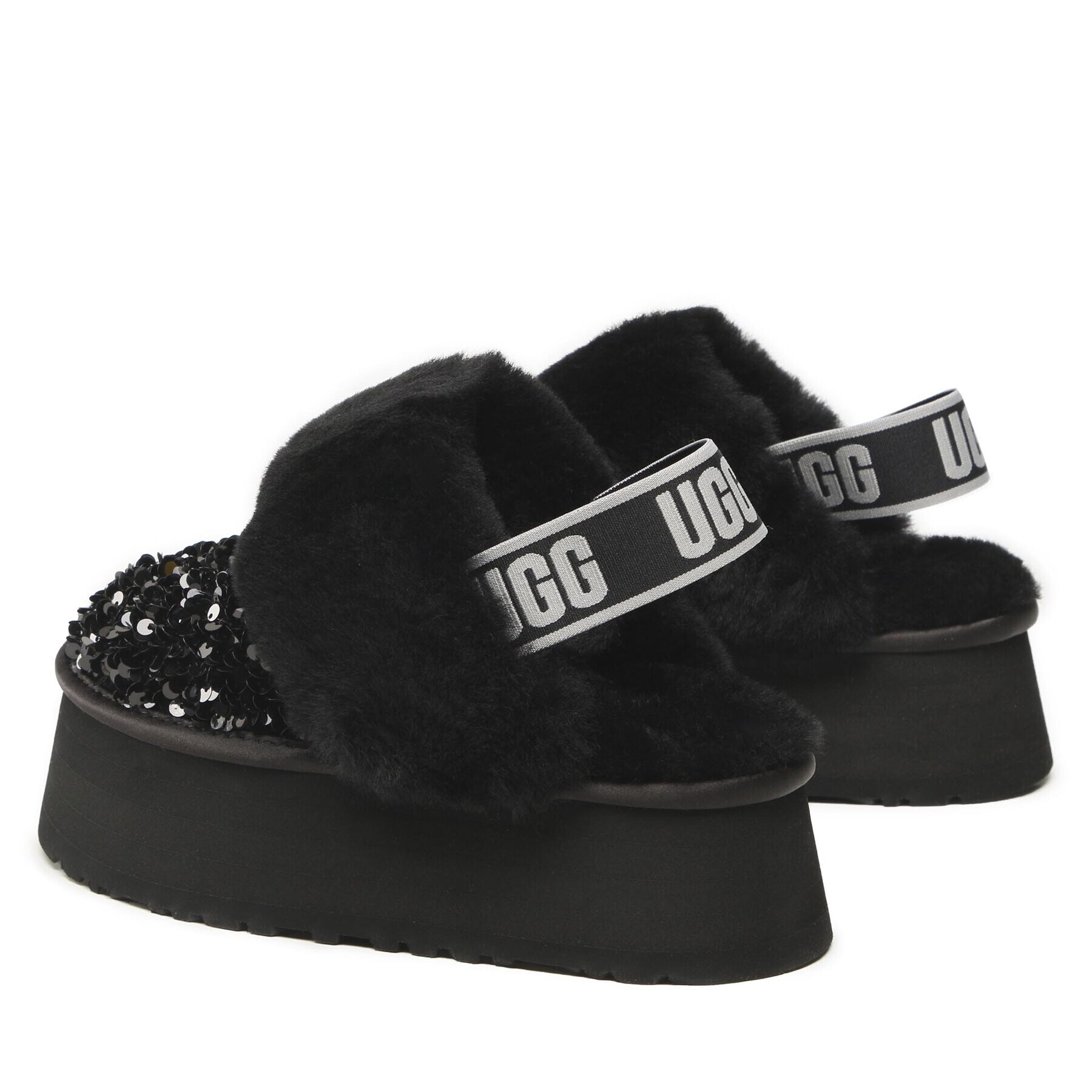 Ugg Sandali W Funkette Chunky Sequin 1134450 Črna - Pepit.si