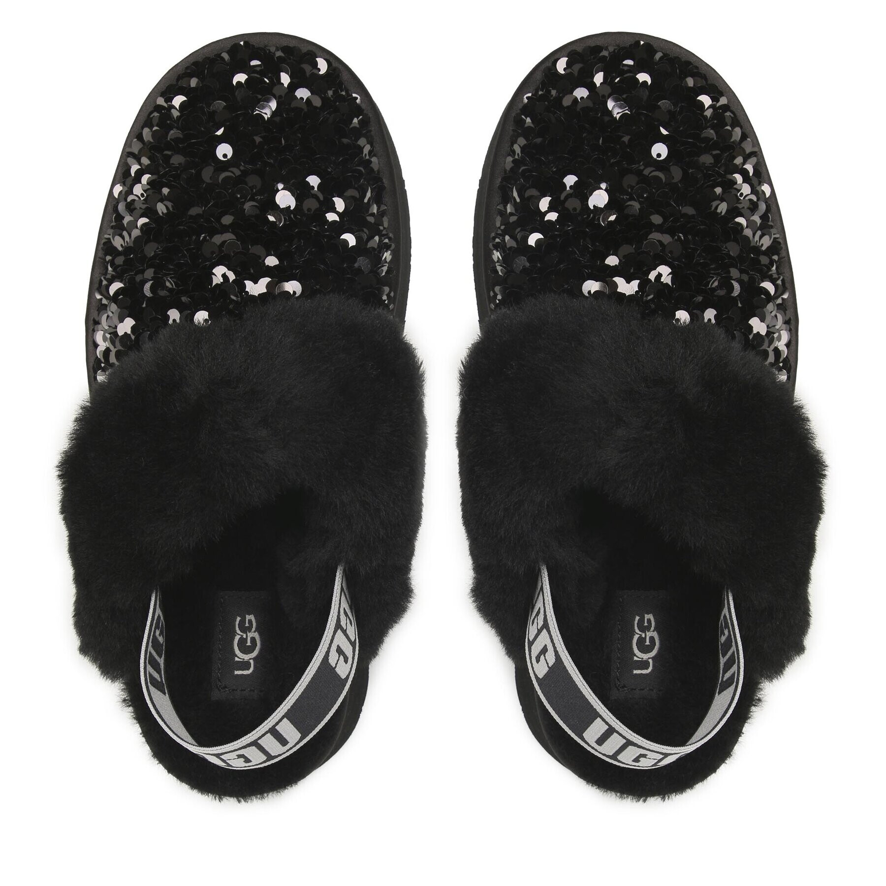 Ugg Sandali W Funkette Chunky Sequin 1134450 Črna - Pepit.si