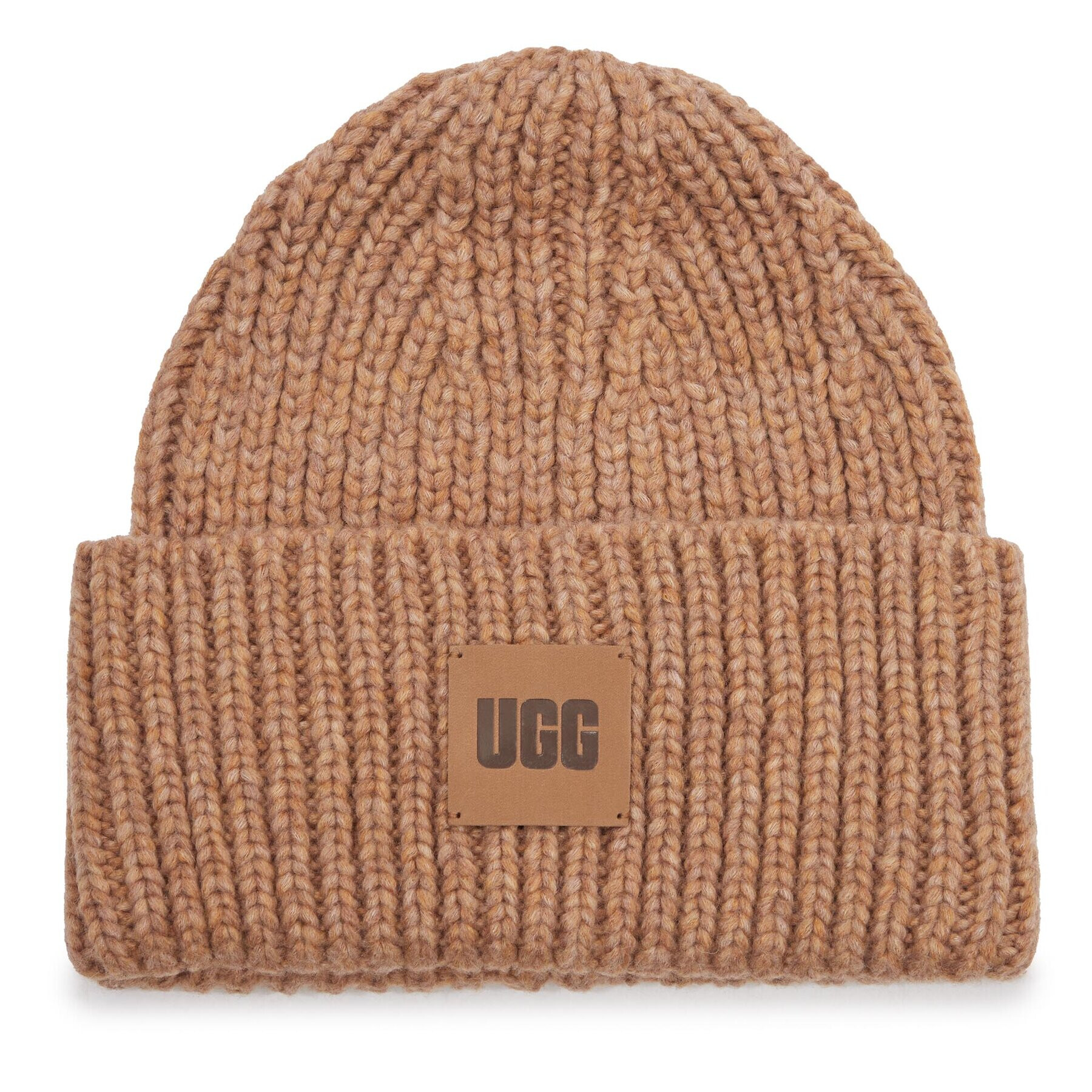 Ugg Set šal + kapa W Chunky Rib Knit Set 20270 Rjava - Pepit.si