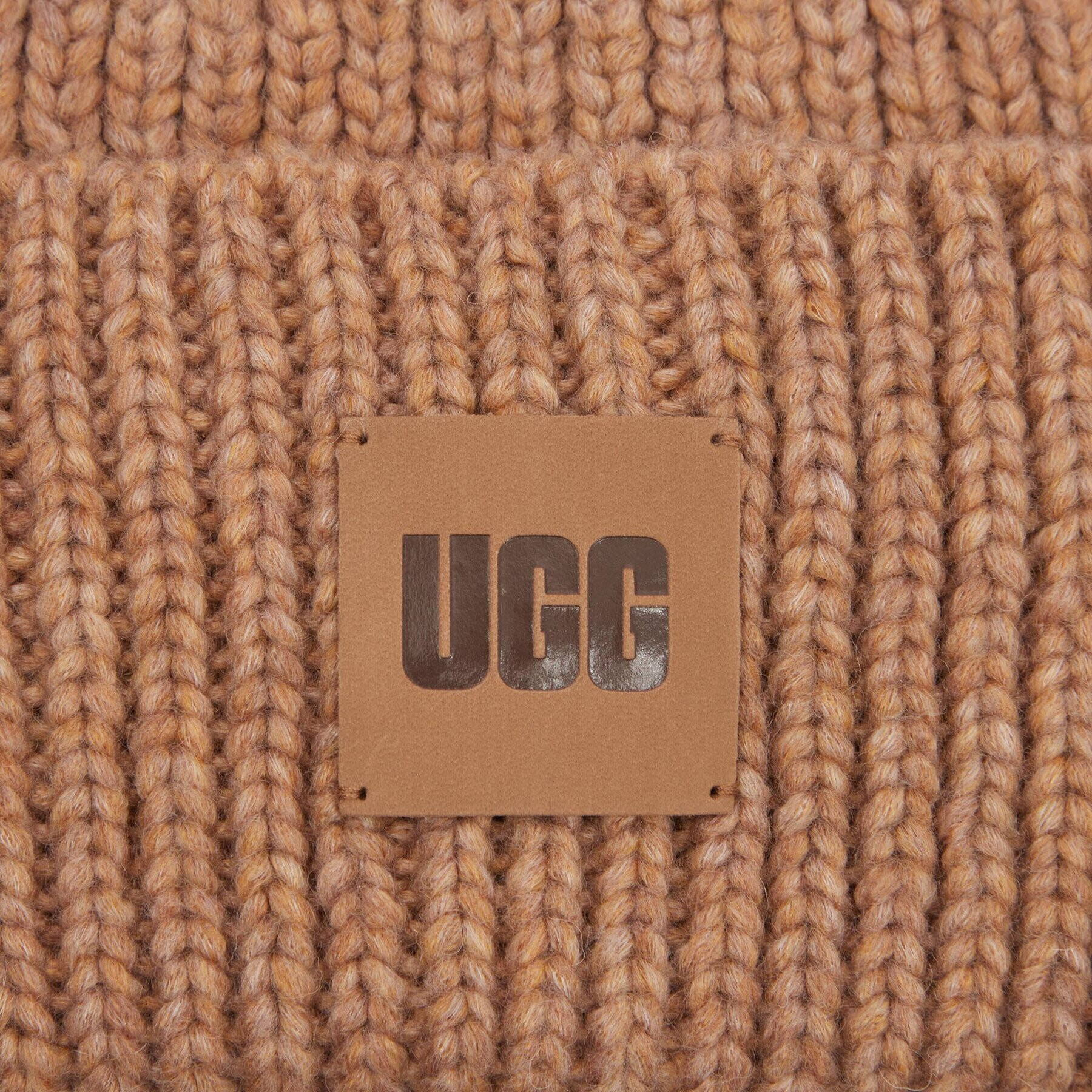 Ugg Set šal + kapa W Chunky Rib Knit Set 20270 Rjava - Pepit.si