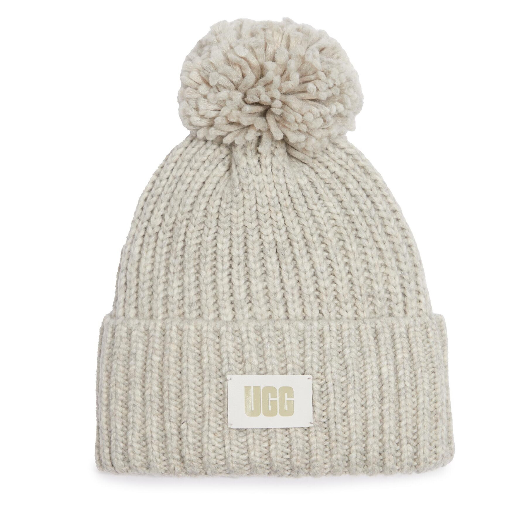 Ugg Set šal + kapa W Knit Beanie W Pom And Scarf 21883 Siva - Pepit.si