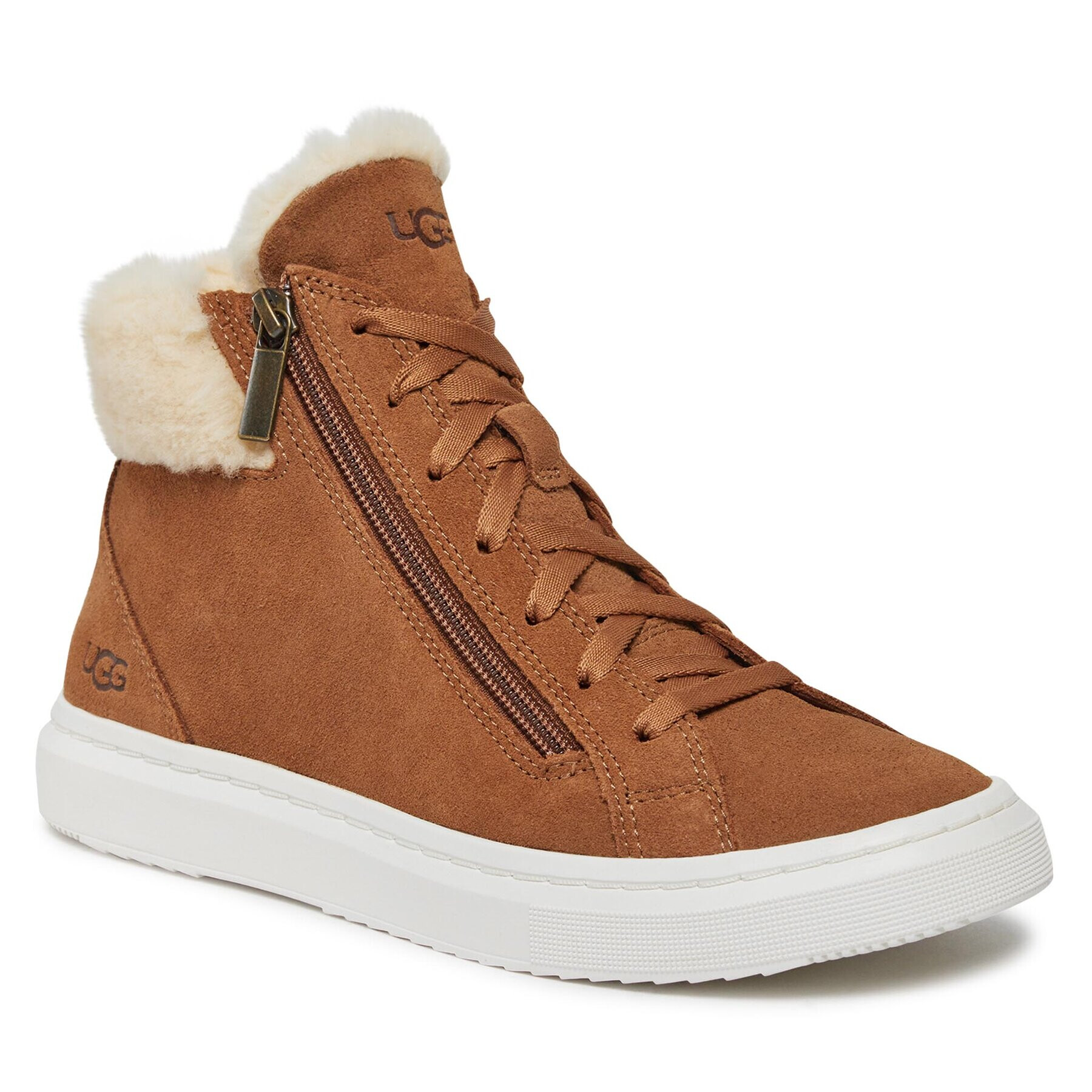 Ugg Škornji W Alameda Mid Zip 1130783 Rjava - Pepit.si