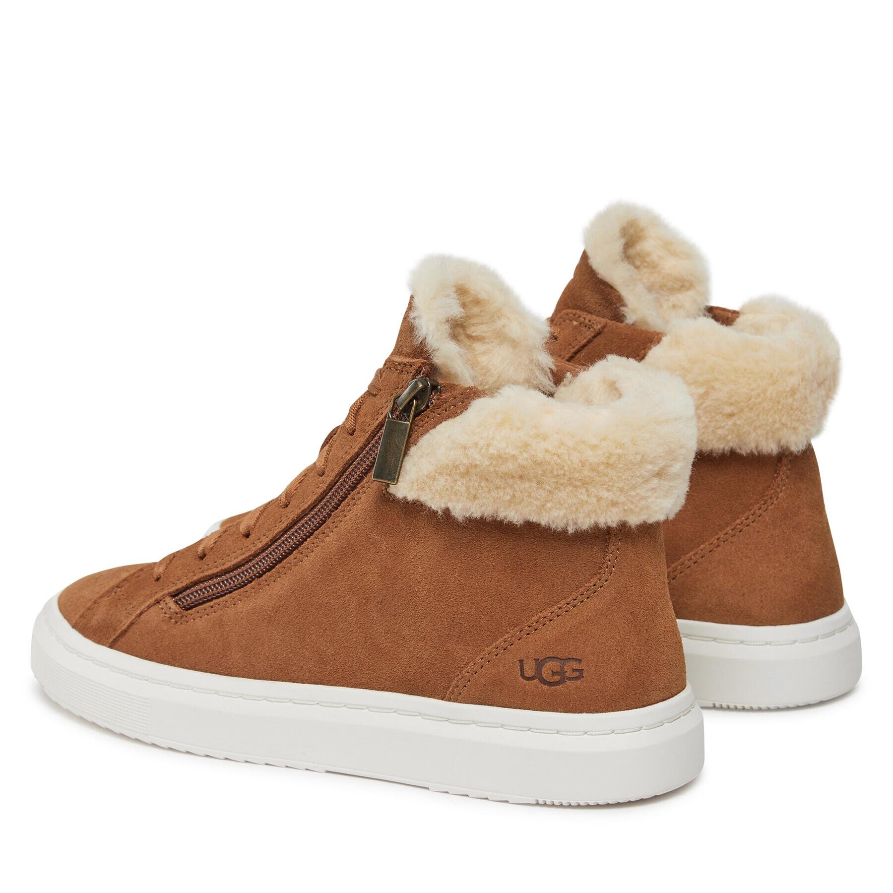 Ugg Škornji W Alameda Mid Zip 1130783 Rjava - Pepit.si