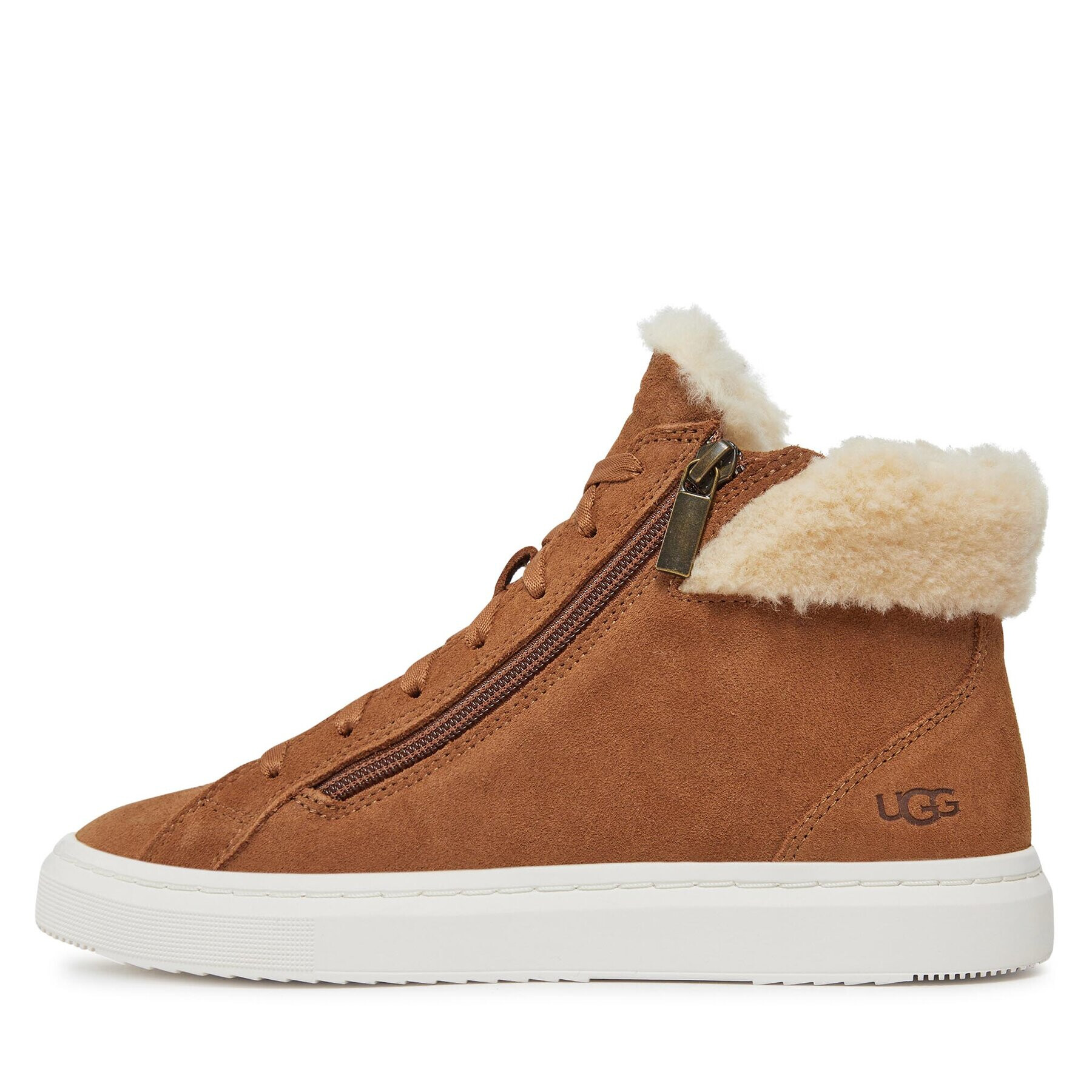 Ugg Škornji W Alameda Mid Zip 1130783 Rjava - Pepit.si