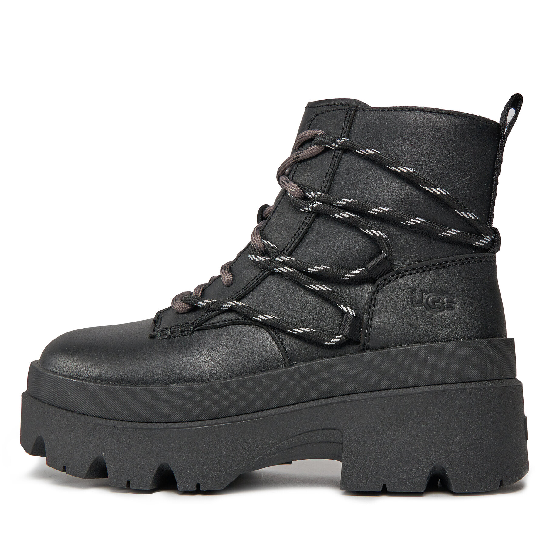 Ugg Škornji W Brisbane Lace Up 1149650 Črna - Pepit.si