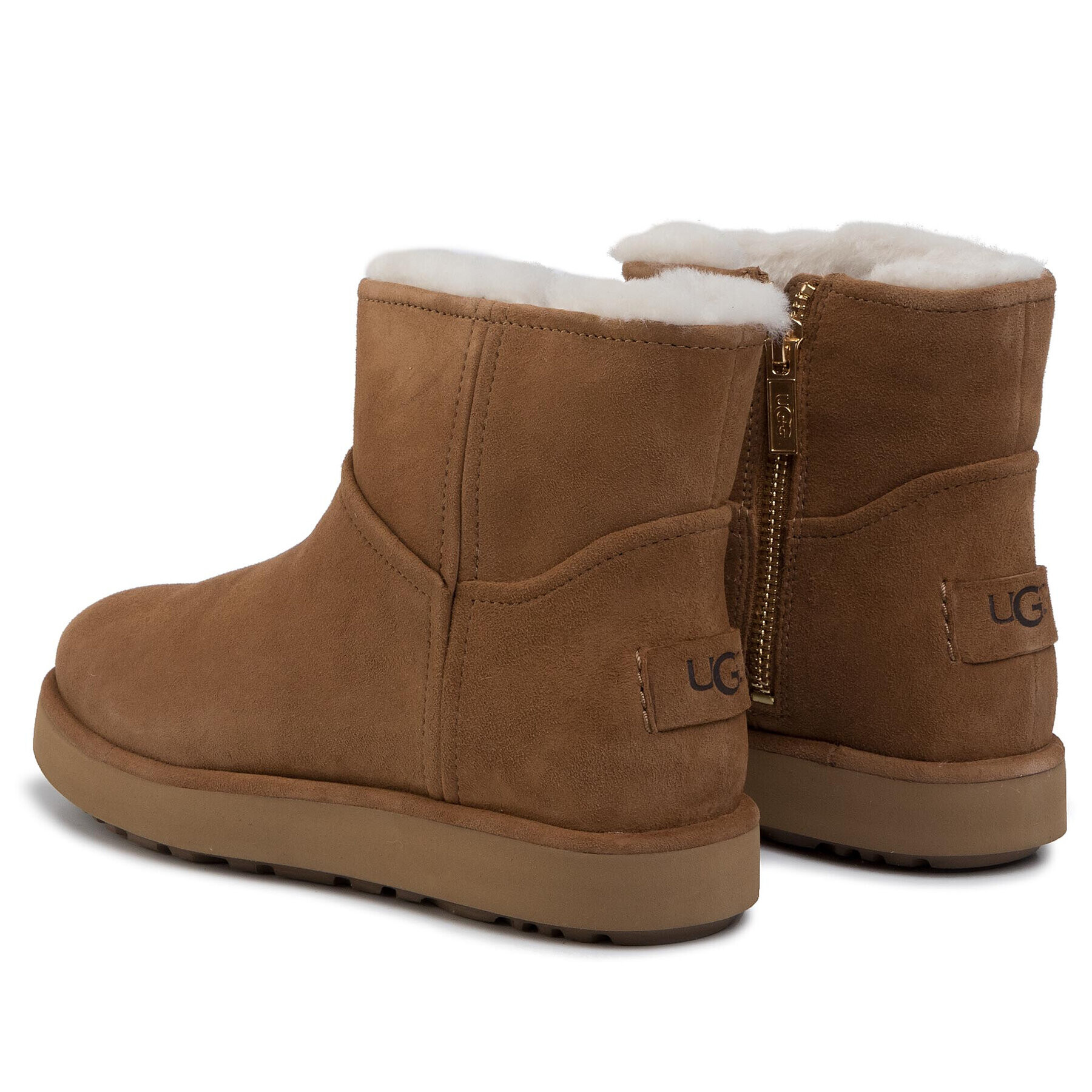 Ugg Škornji W Classic Mini Blvd 1108143 Rjava - Pepit.si