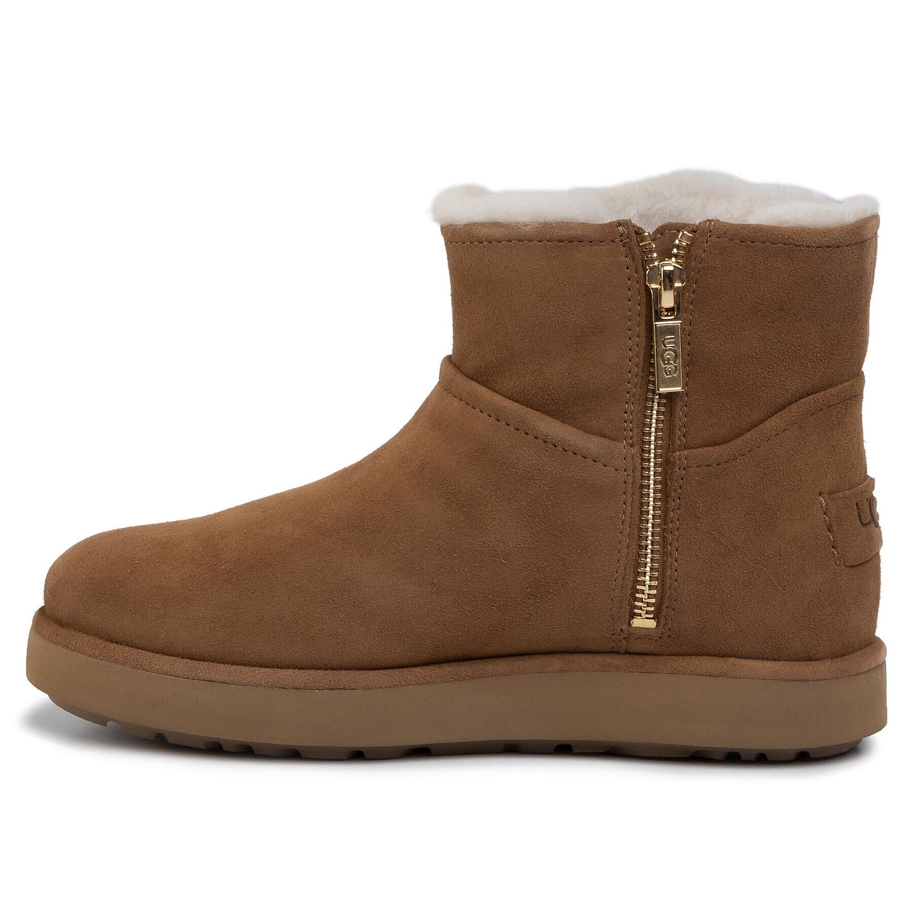 Ugg Škornji W Classic Mini Blvd 1108143 Rjava - Pepit.si