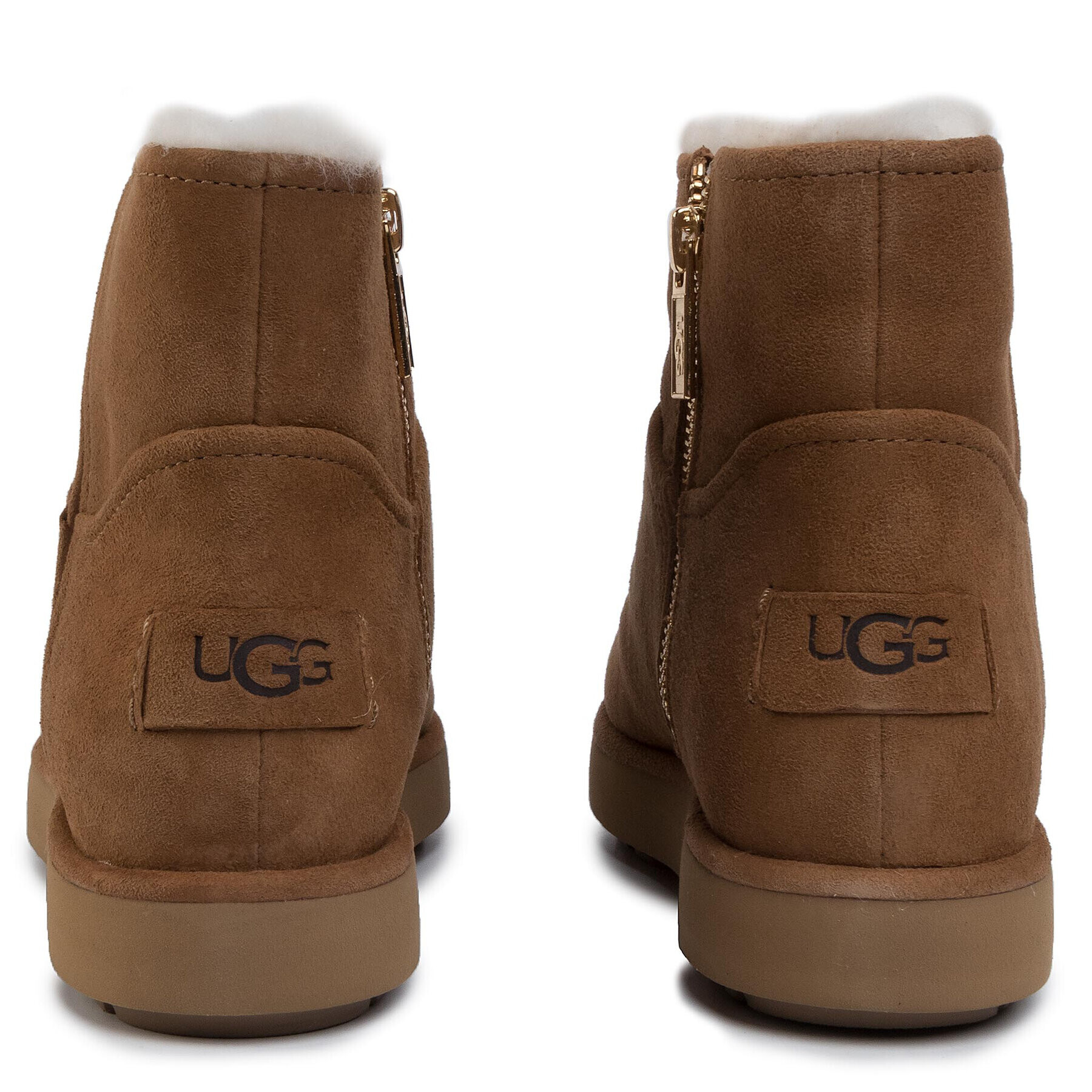 Ugg Škornji W Classic Mini Blvd 1108143 Rjava - Pepit.si