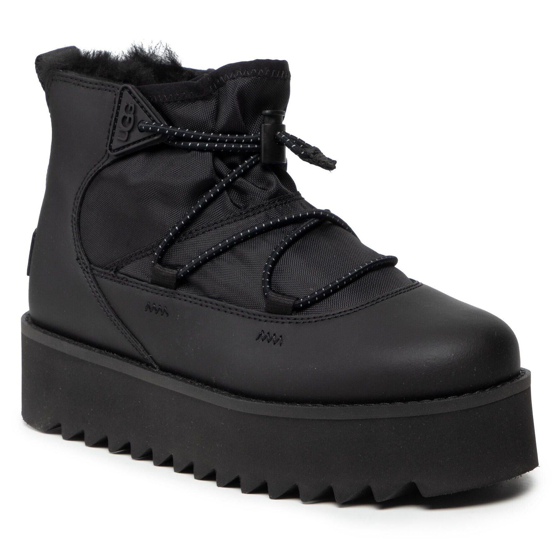 Ugg Škornji W Classic Rising Toggle 1121620 Črna - Pepit.si