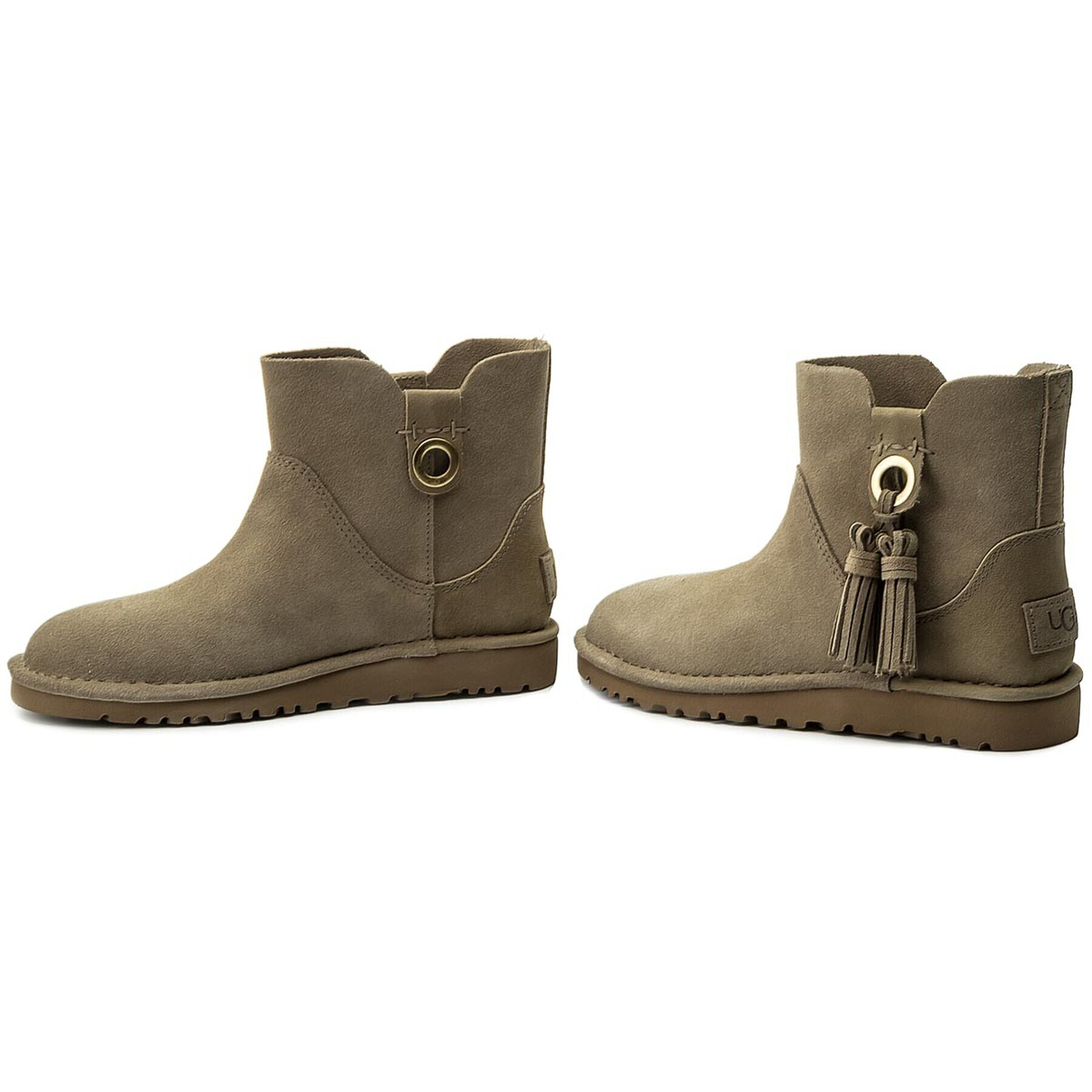 Ugg Škornji W Gib 1019959 Zelena - Pepit.si