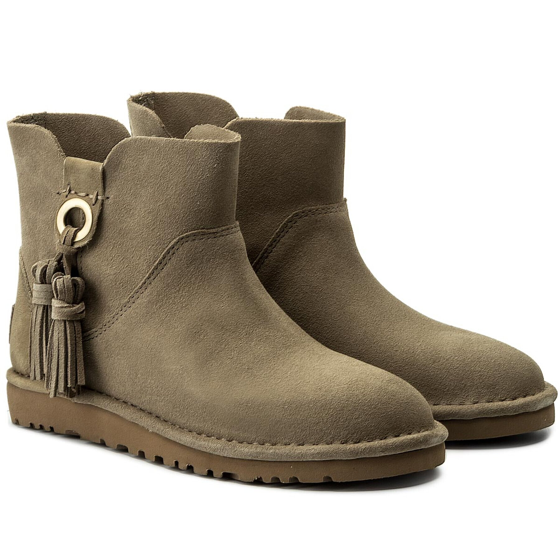 Ugg Škornji W Gib 1019959 Zelena - Pepit.si