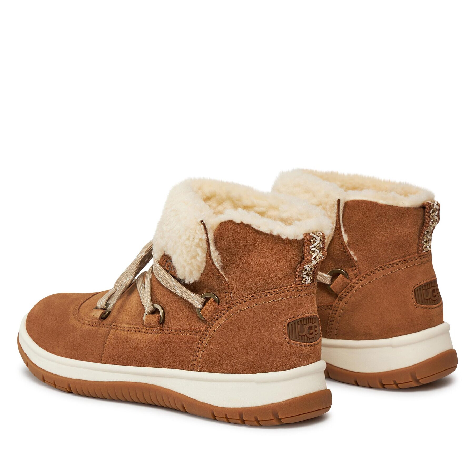 Ugg Škornji W Lakesider Heritage Lace 1143836 Rjava - Pepit.si