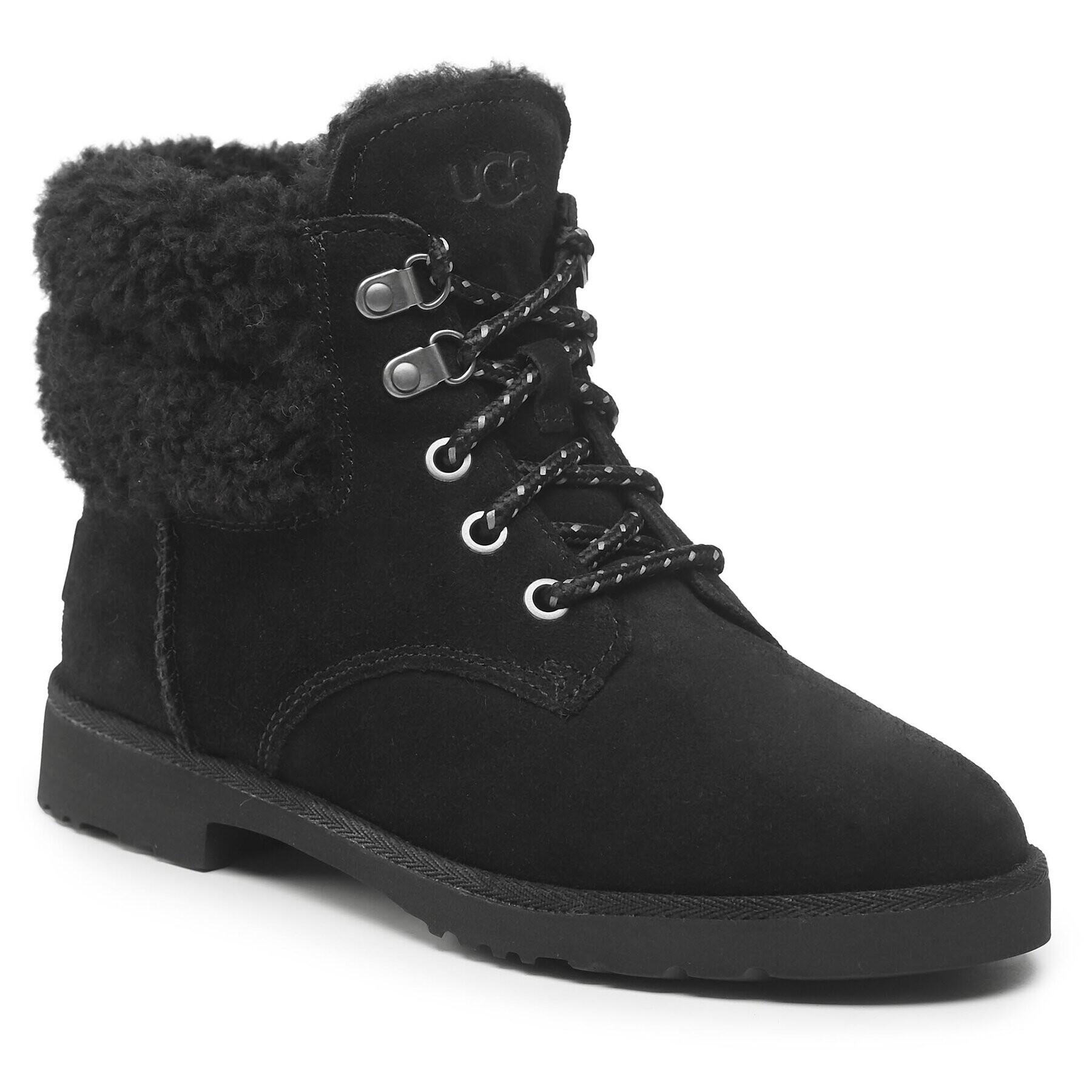 Ugg Škornji W Romely Heritage Lace 1130713 Črna - Pepit.si