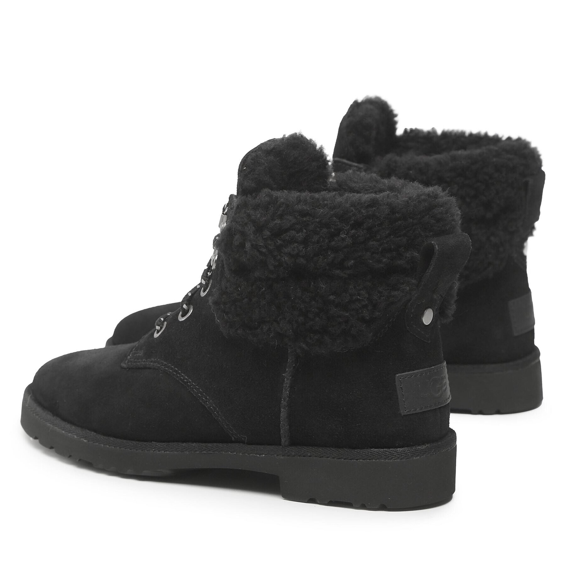 Ugg Škornji W Romely Heritage Lace 1130713 Črna - Pepit.si