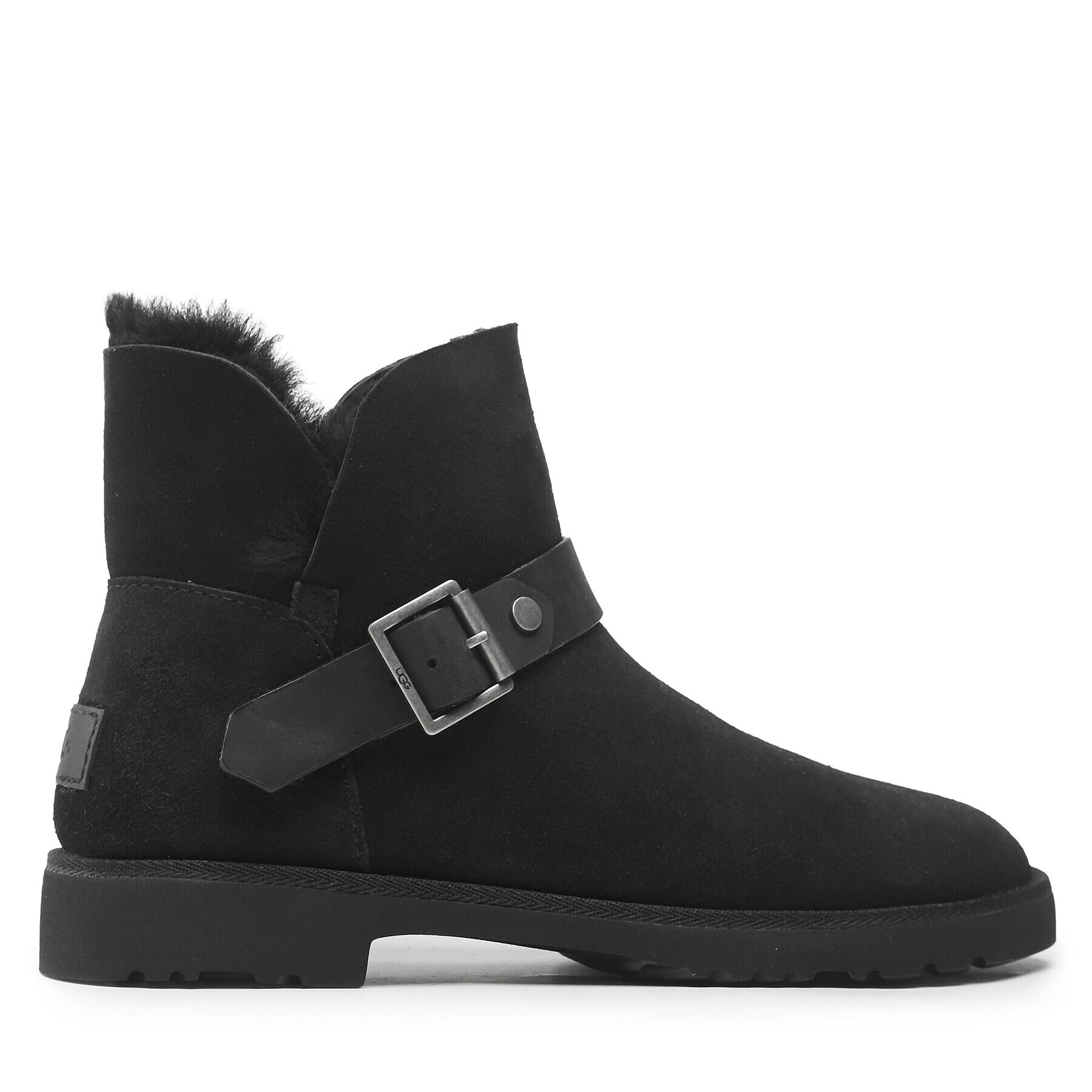 Ugg Škornji W Romely Short Buckle 1132993 Črna - Pepit.si