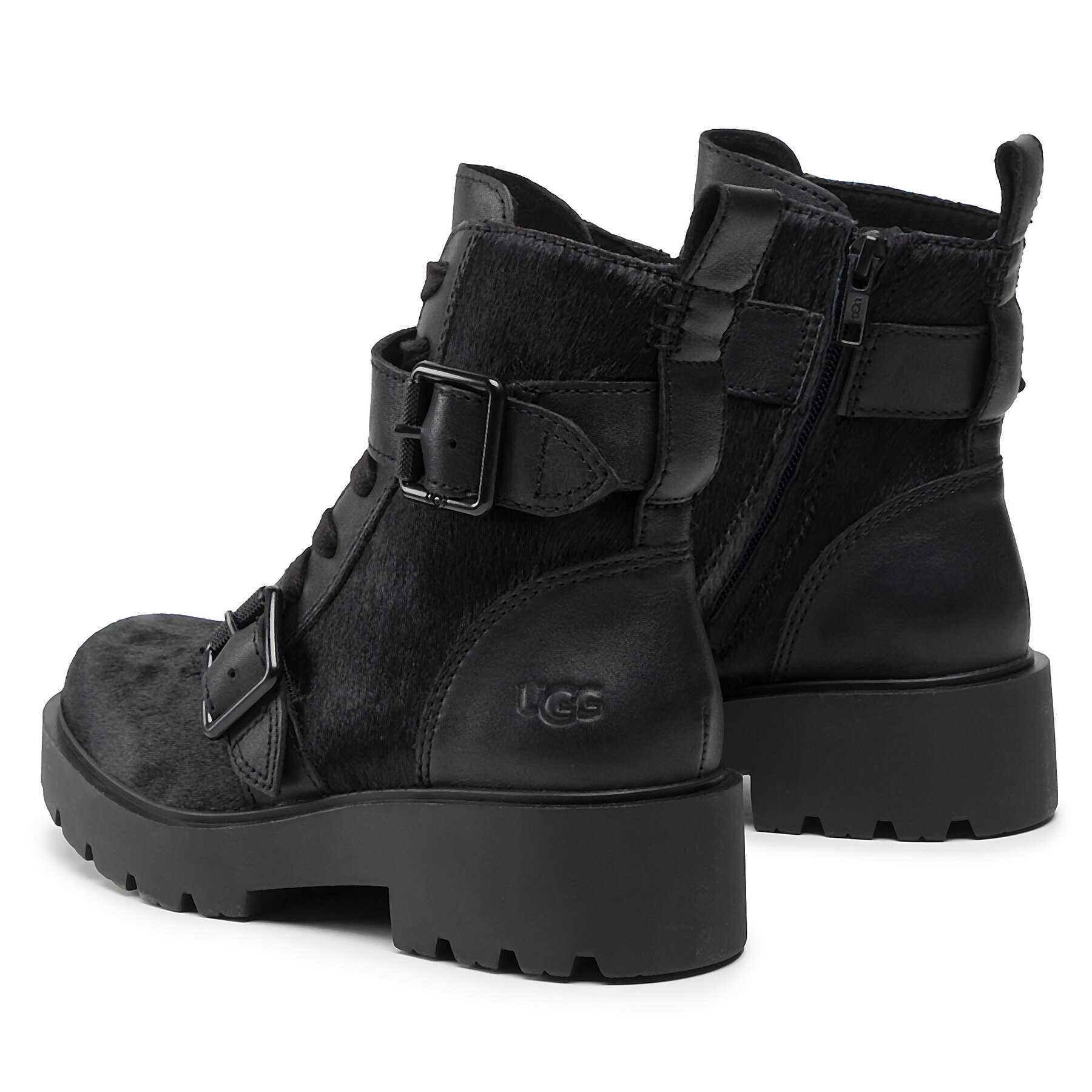 Ugg Škornji W Zorrah Calf Hair 1125331 Črna - Pepit.si