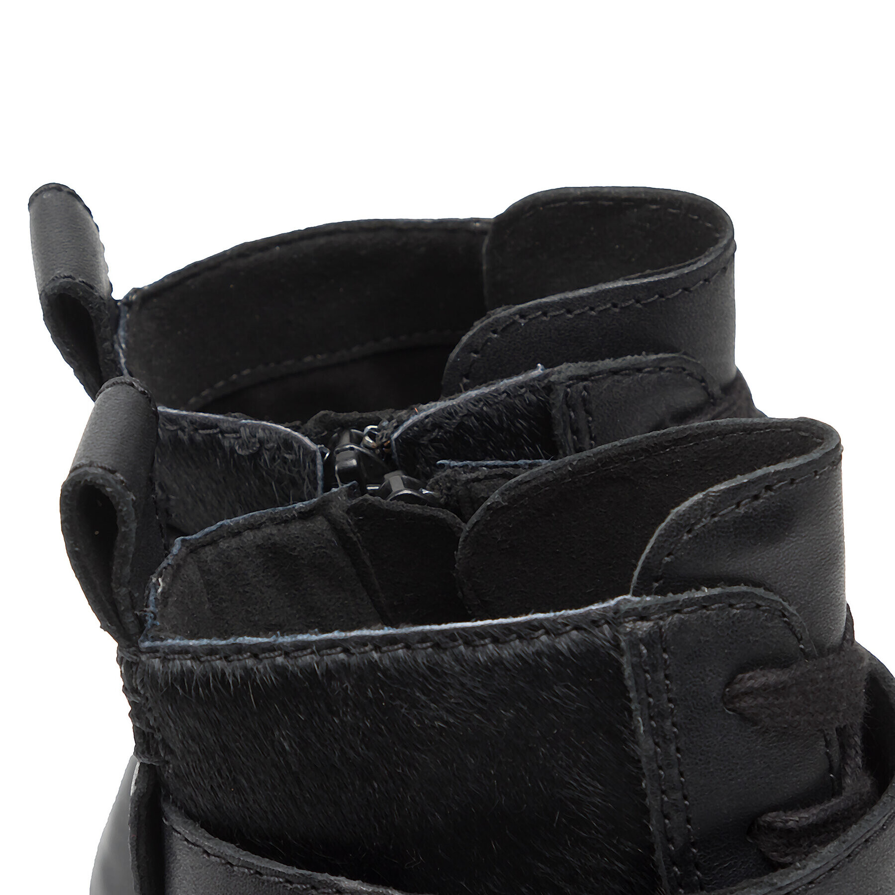 Ugg Škornji W Zorrah Calf Hair 1125331 Črna - Pepit.si