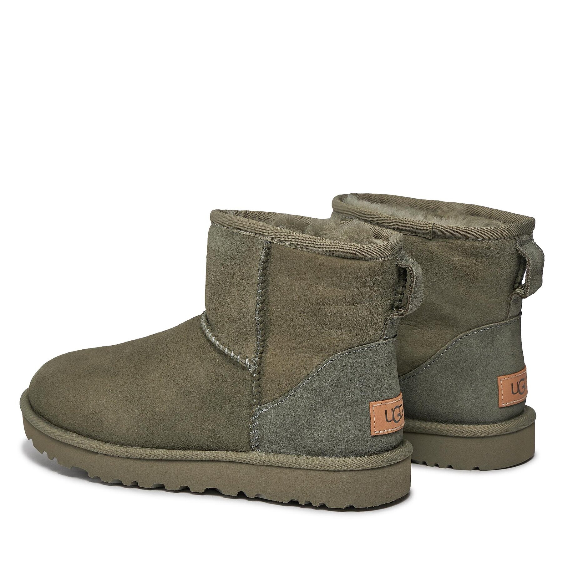 Ugg Čevlji W Classic Mini II 1016222 Zelena - Pepit.si