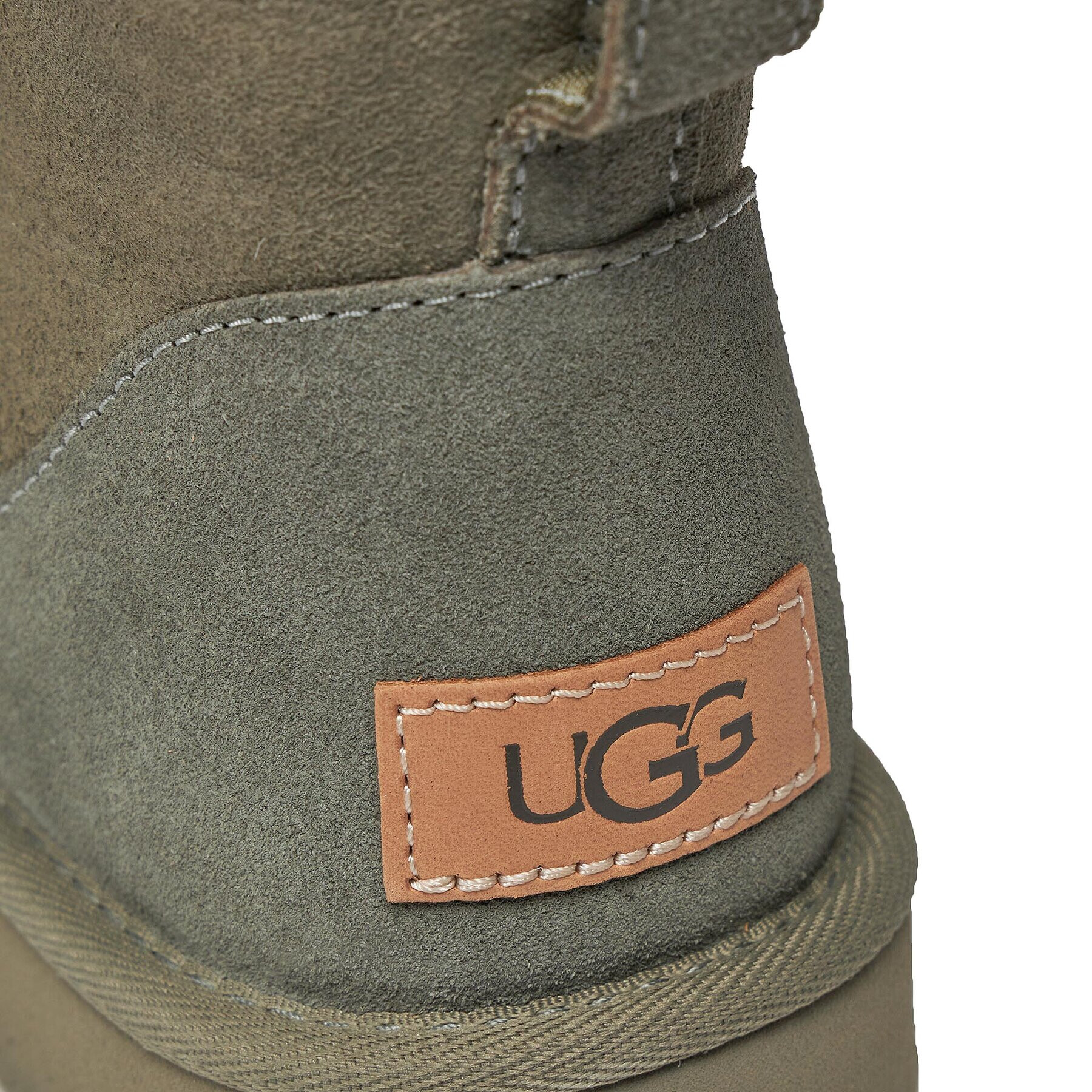 Ugg Čevlji W Classic Mini II 1016222 Zelena - Pepit.si