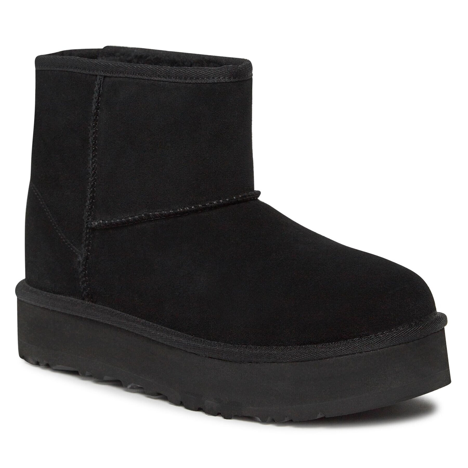 Ugg Škornji za sneg Kids' Classic Mini Platform 1143700K Črna - Pepit.si