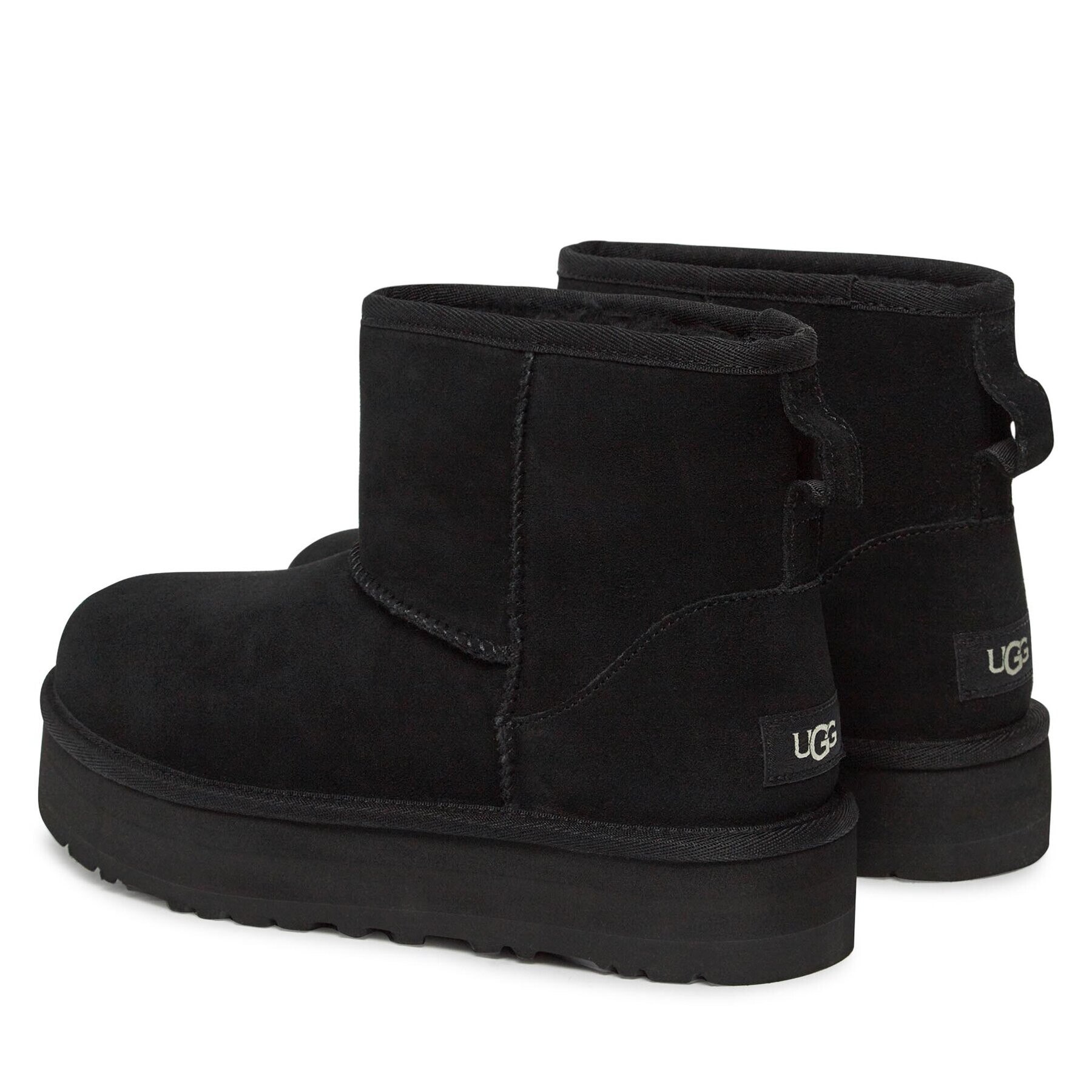 Ugg Škornji za sneg Kids' Classic Mini Platform 1143700K Črna - Pepit.si