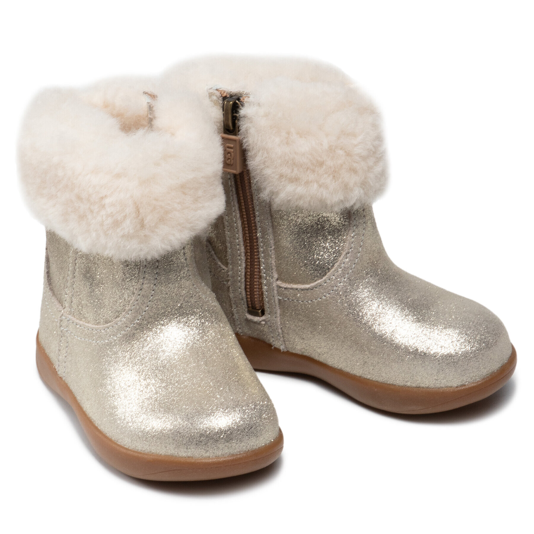 Ugg Škornji za sneg T Jorie II Metallic 1097035T Zlata - Pepit.si