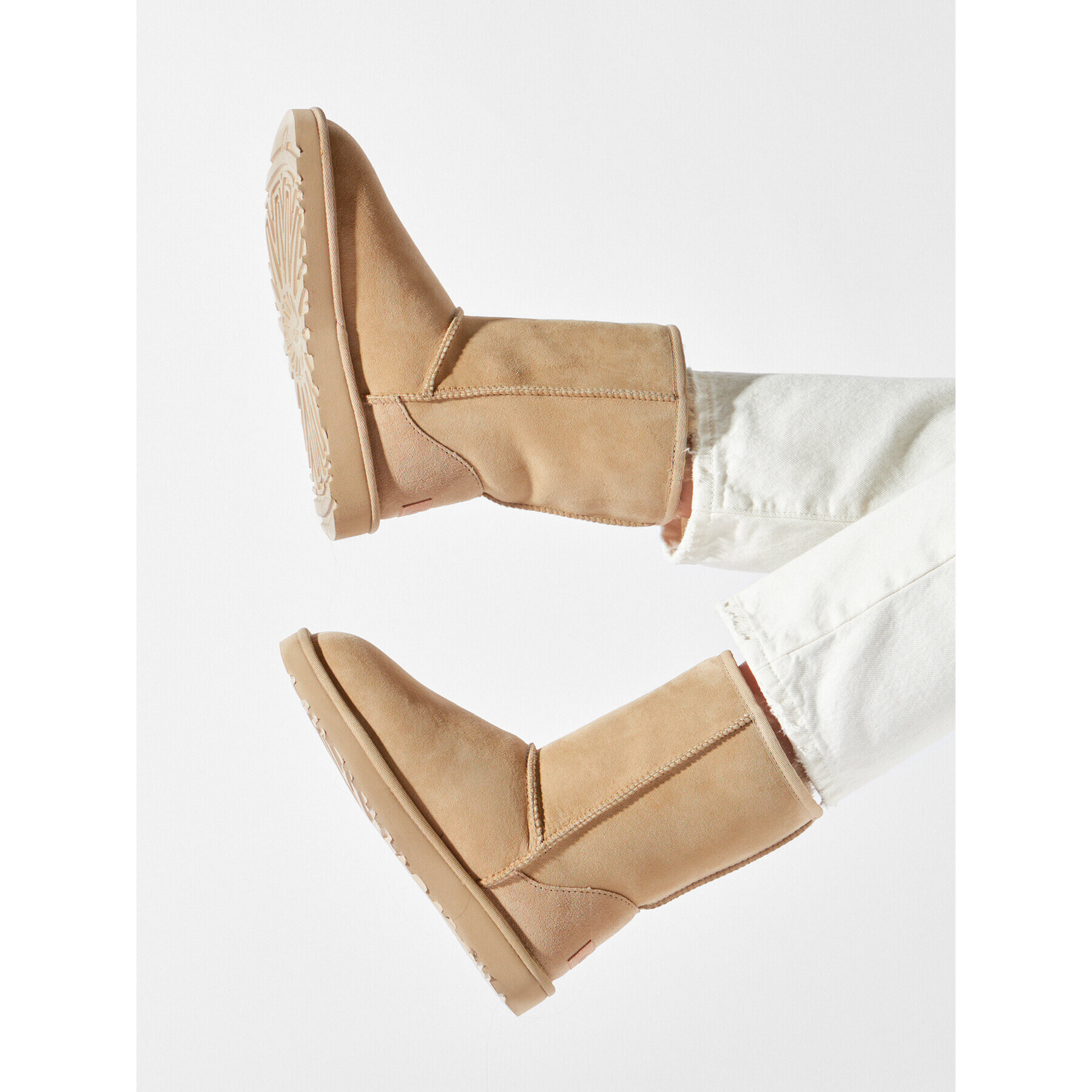 Ugg Škornji za sneg W Classic Short II 1016223 Bež - Pepit.si