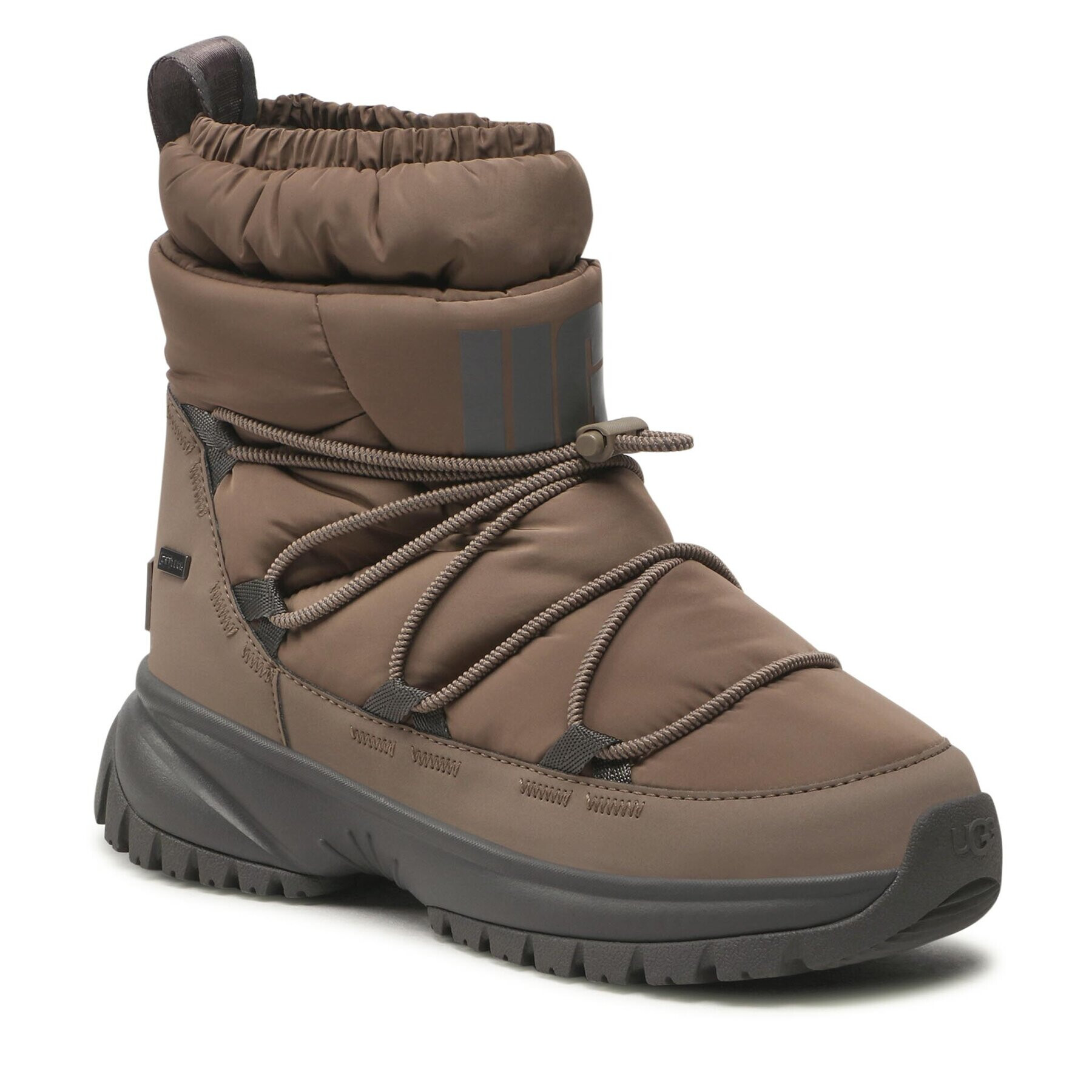 Ugg Škornji za sneg W Yose Puffer Mid 1131978 Rjava - Pepit.si