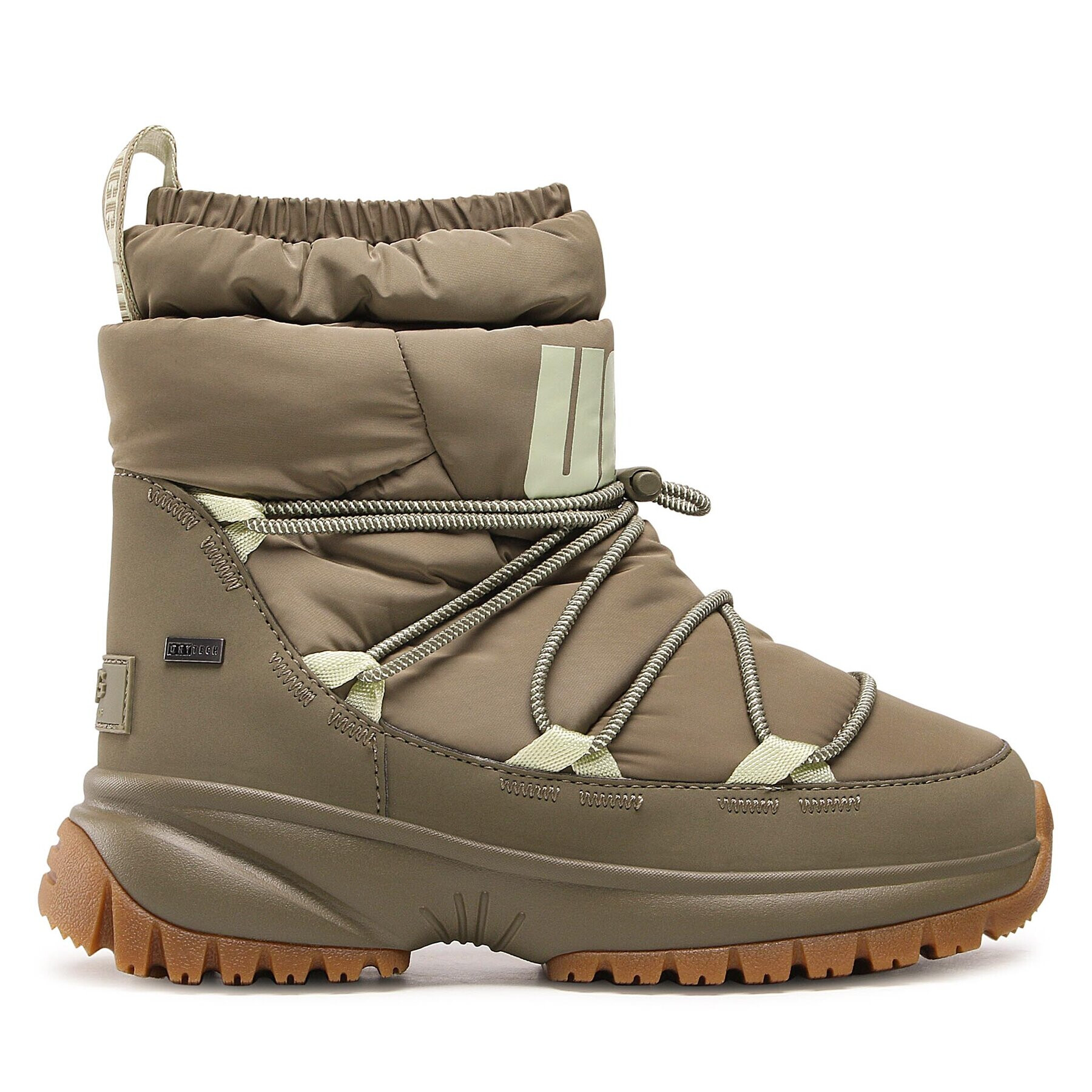 Ugg Škornji za sneg W Yose Puffer Mid 1131978 Zelena - Pepit.si