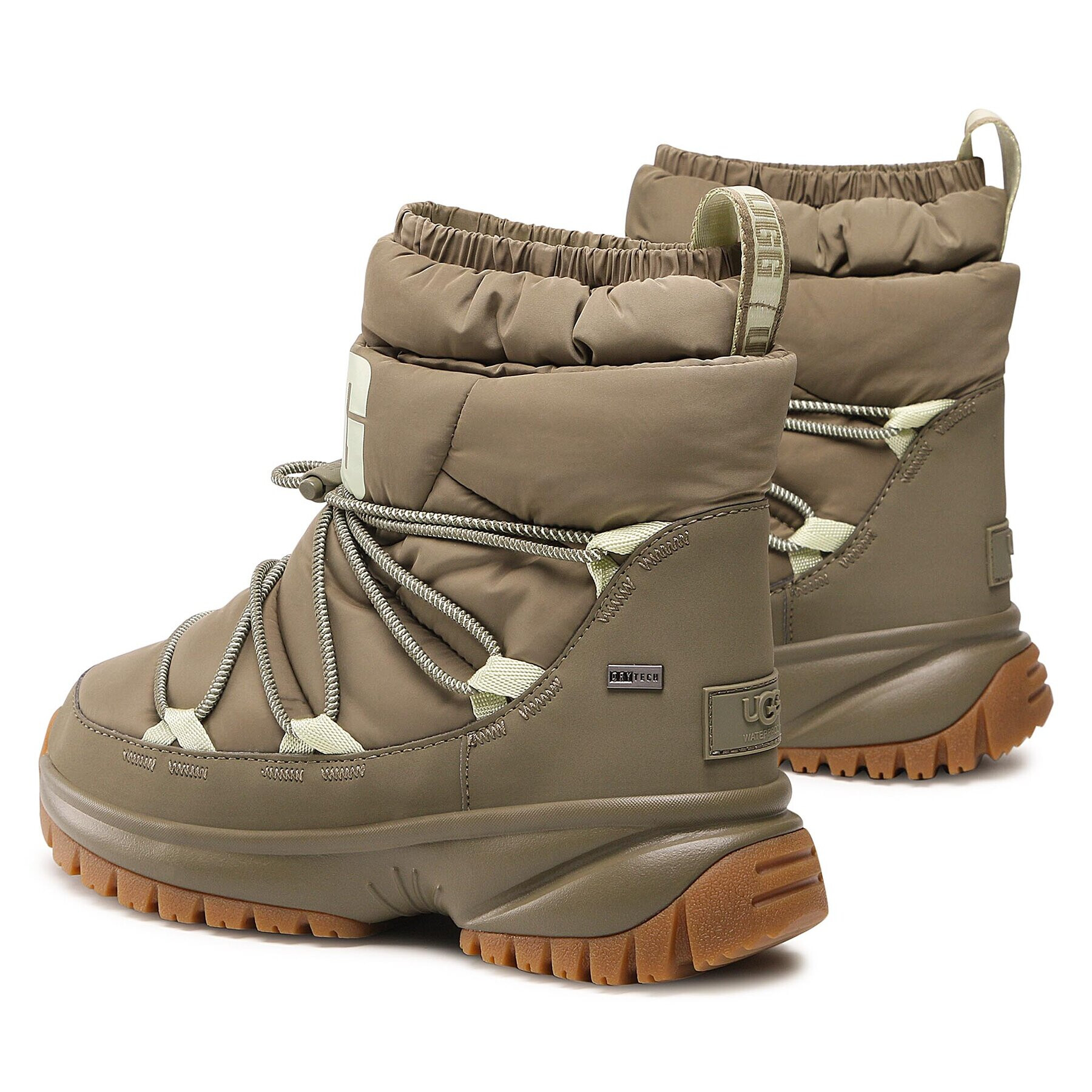 Ugg Škornji za sneg W Yose Puffer Mid 1131978 Zelena - Pepit.si