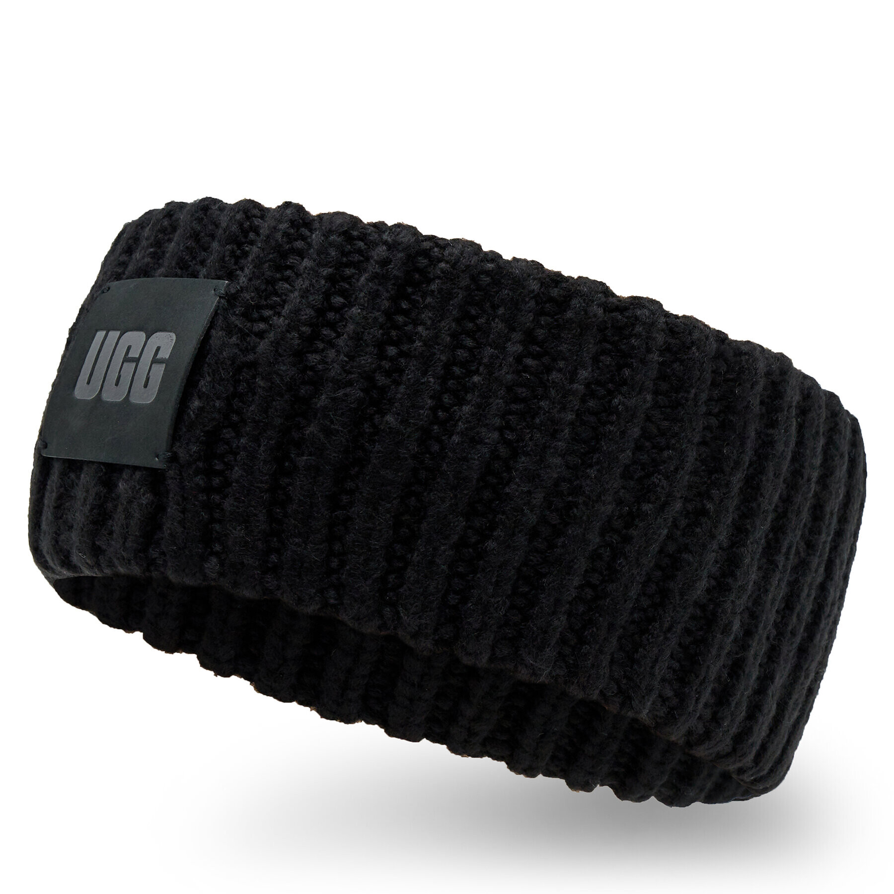 Ugg Trak iz blaga W Chunky Ribbed Headband 22658 Črna - Pepit.si