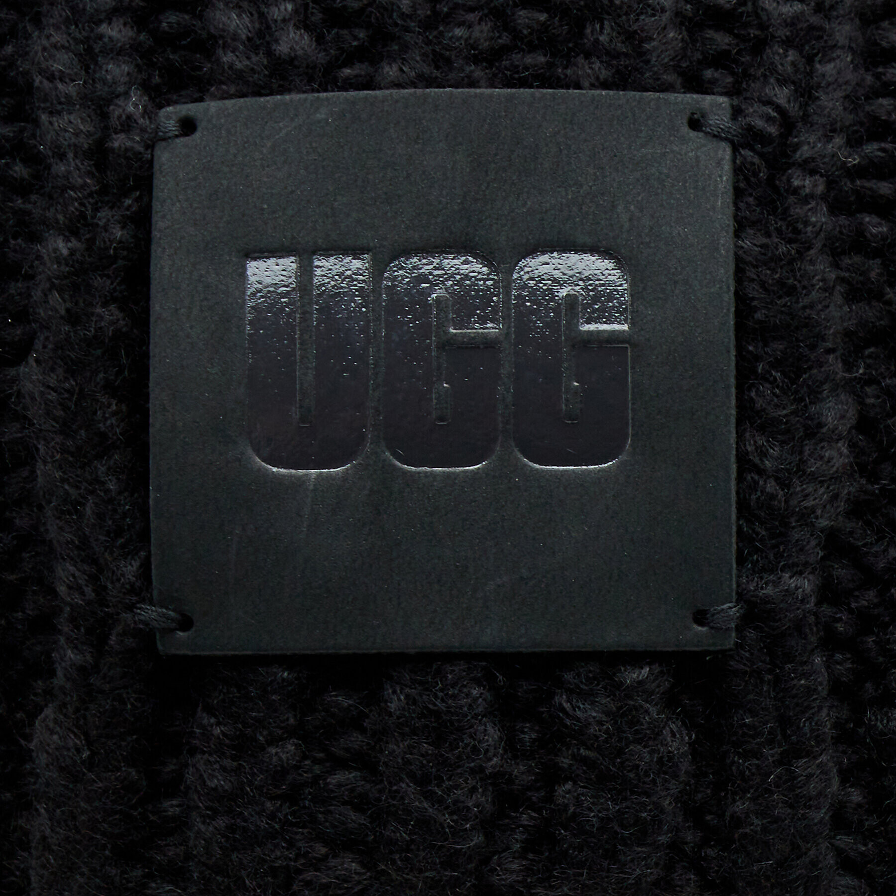 Ugg Trak iz blaga W Chunky Ribbed Headband 22658 Črna - Pepit.si