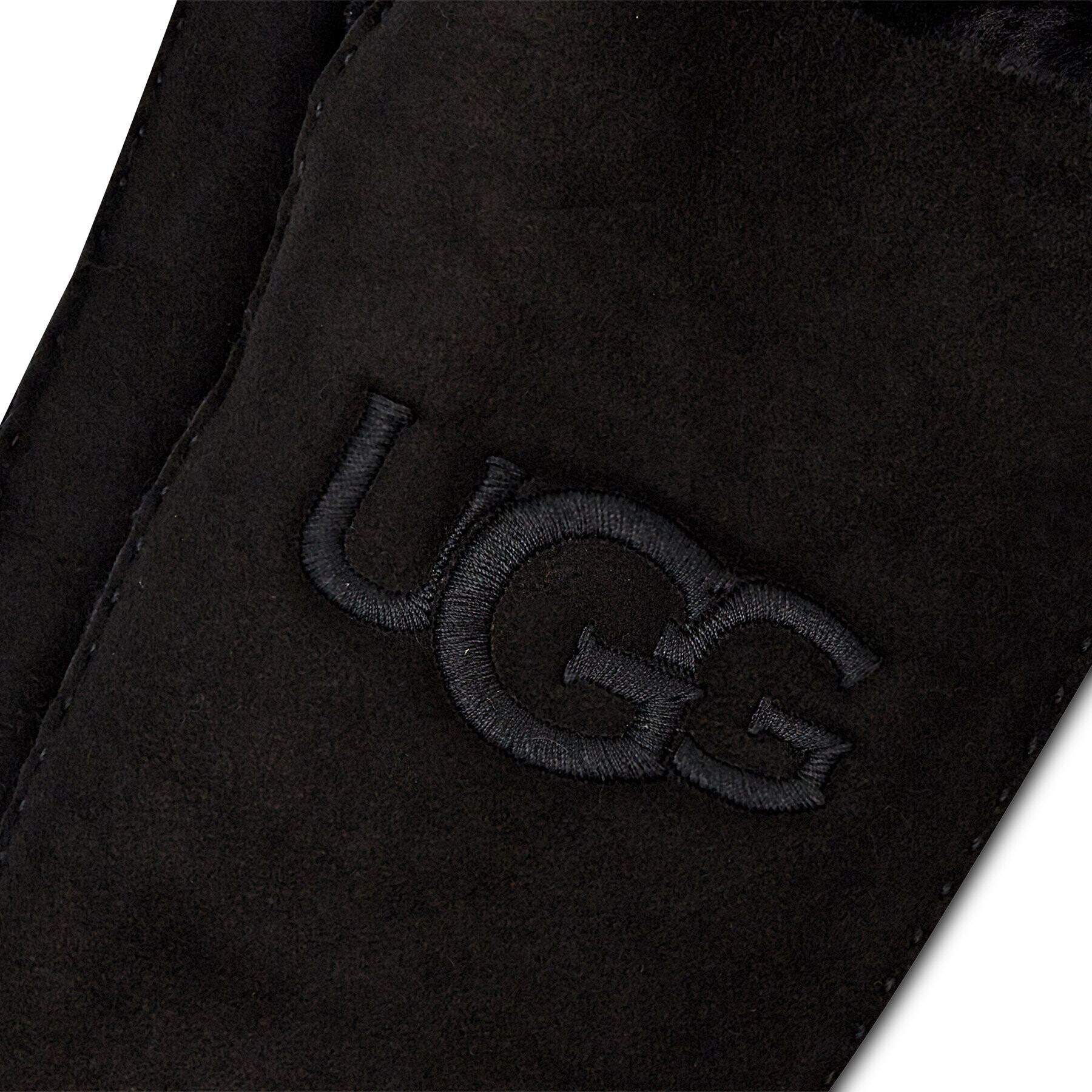 Ugg Ženske rokavice Sheepskin Embroider Mitten 20932 Črna - Pepit.si