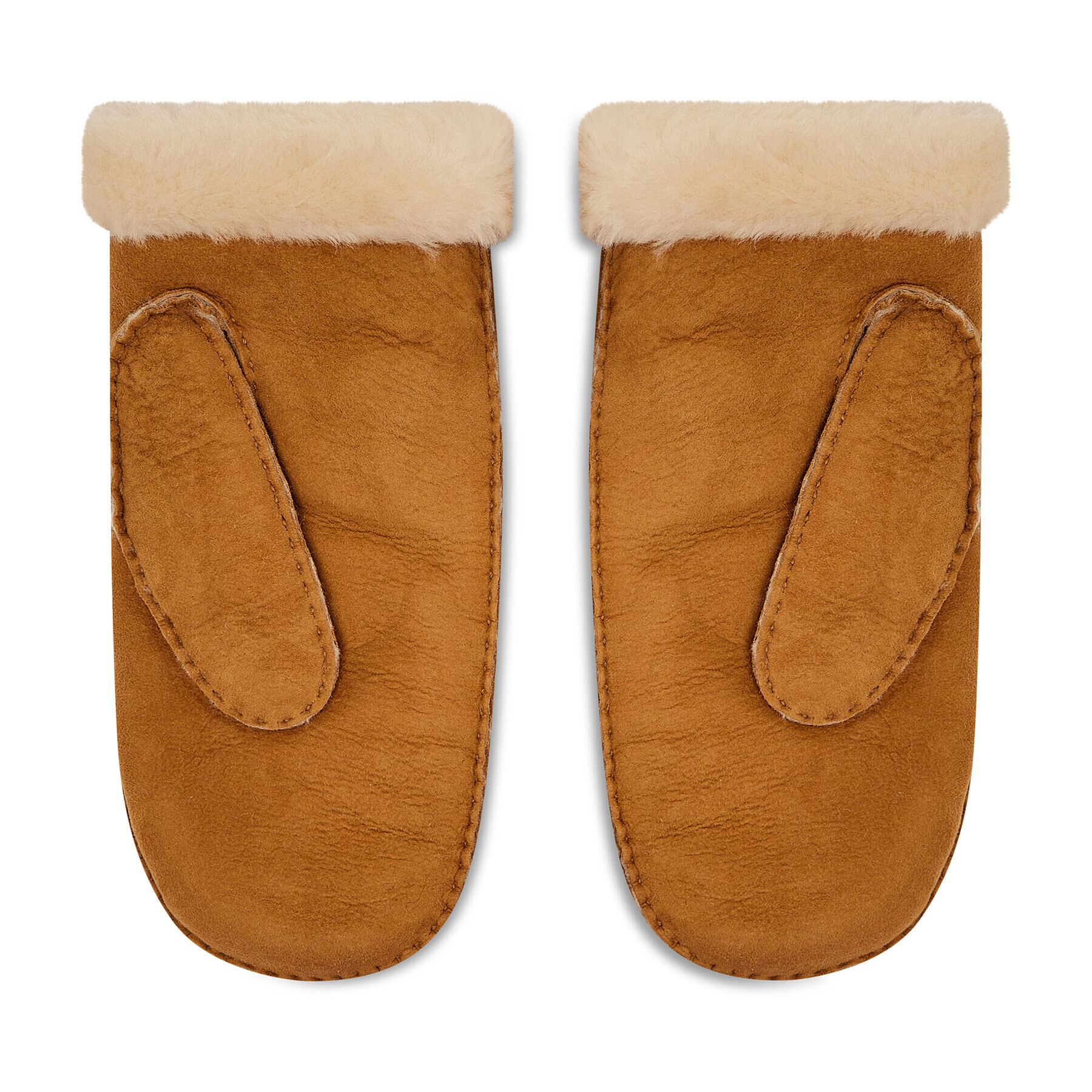 Ugg Ženske rokavice Sheepskin Embroider Mitten 20932 Rjava - Pepit.si