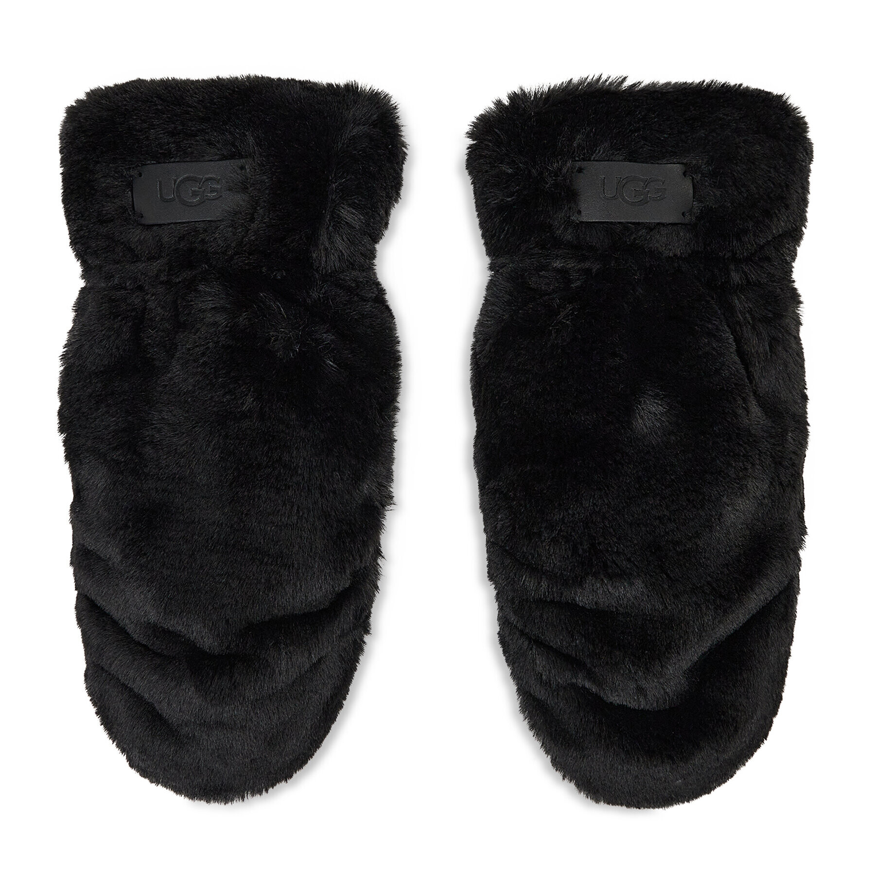 Ugg Ženske rokavice W Faux Fur Mitten 20047 Črna - Pepit.si