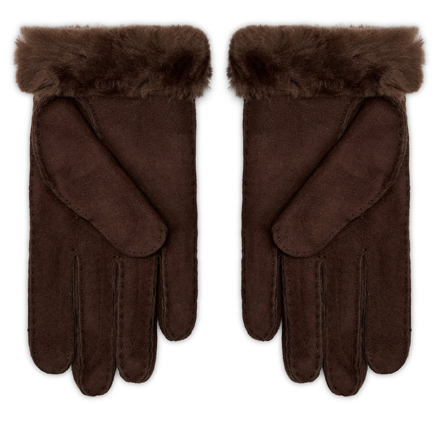 Ugg Ženske rokavice W Sheepskin Embroider Glove 20931 Bordo rdeča - Pepit.si