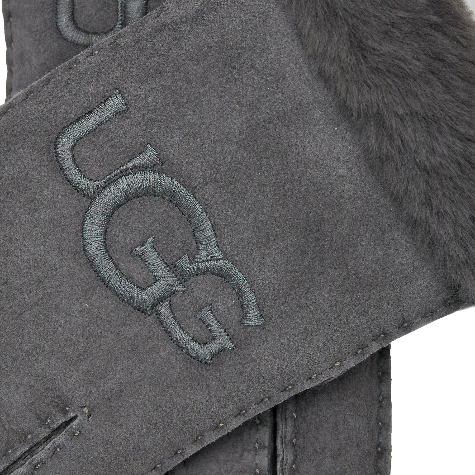 Ugg Ženske rokavice W Sheepskin Embroider Glove 20931 Siva - Pepit.si