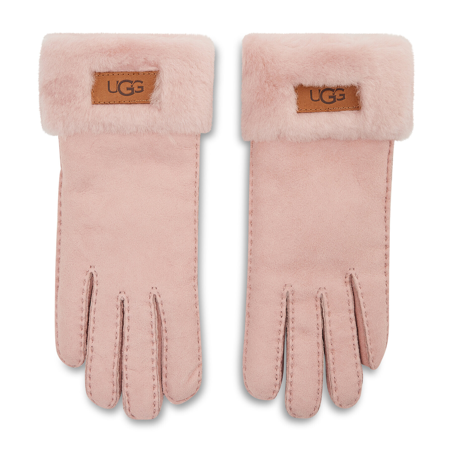 Ugg Ženske rokavice W Turn Cuff Glove 17369 Roza - Pepit.si