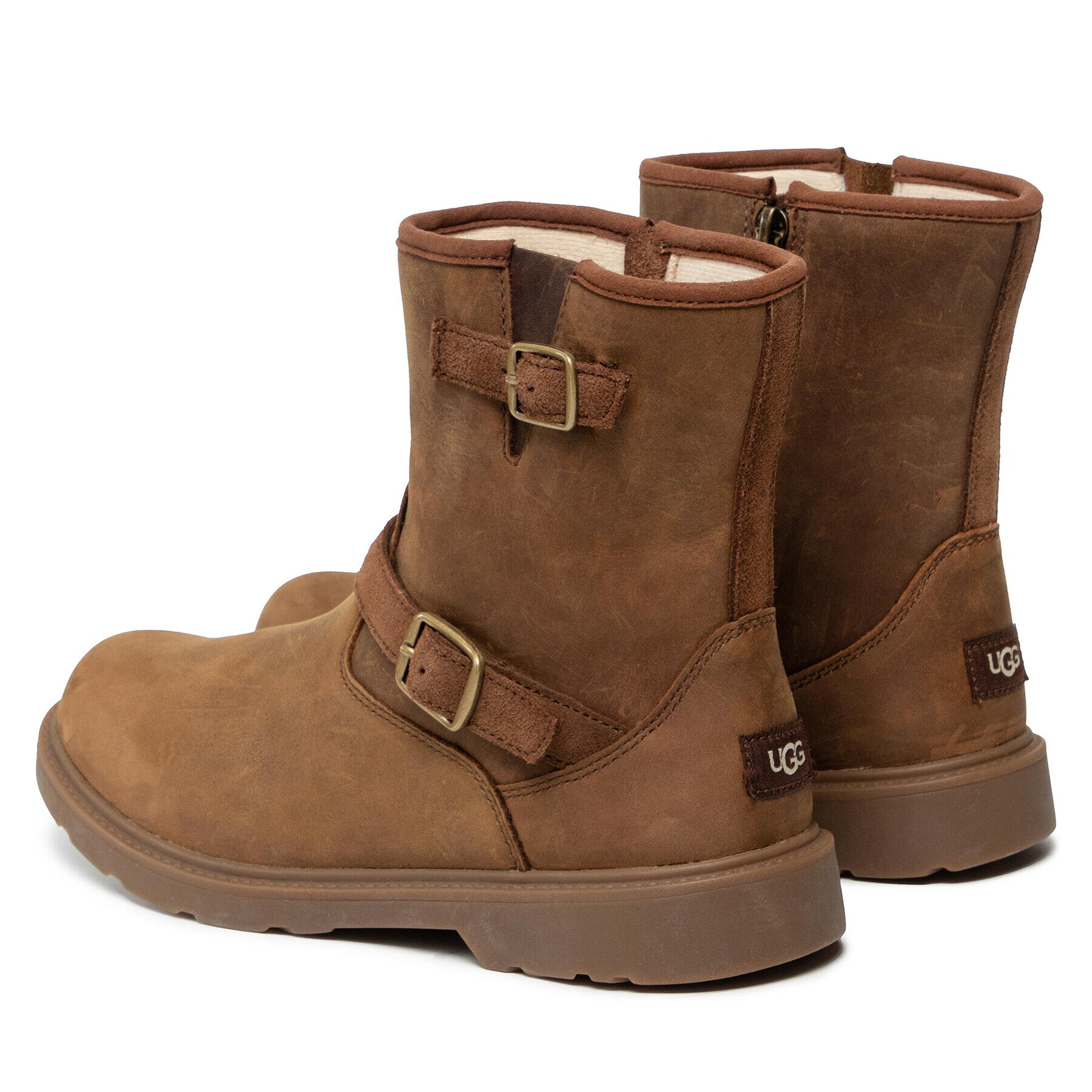 Ugg Zimski škornji K Kinzey Wp 1117628K Rjava - Pepit.si