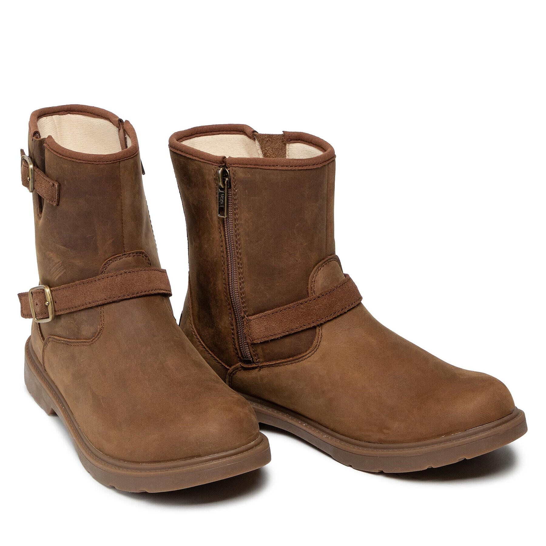 Ugg Zimski škornji K Kinzey Wp 1117628K Rjava - Pepit.si