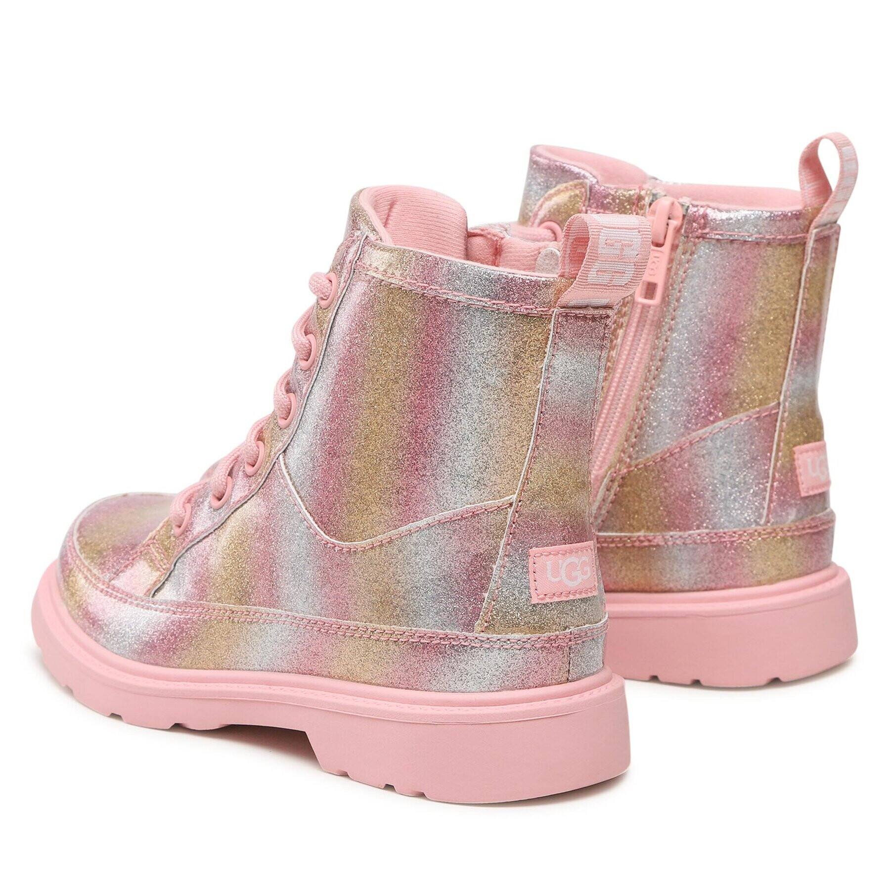 Ugg Zimski škornji K Robley Glitter 1133850K Roza - Pepit.si