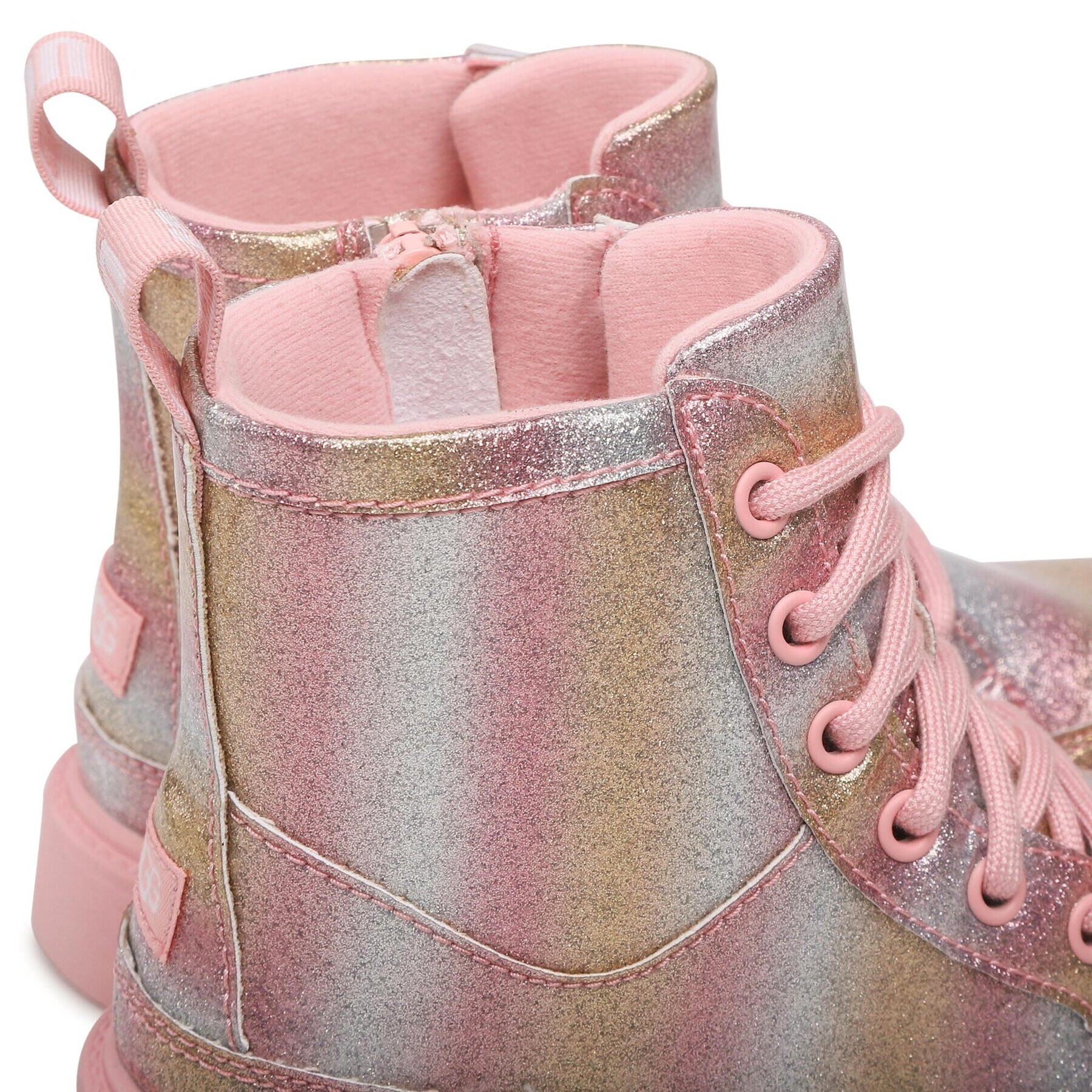 Ugg Zimski škornji K Robley Glitter 1133850K Roza - Pepit.si