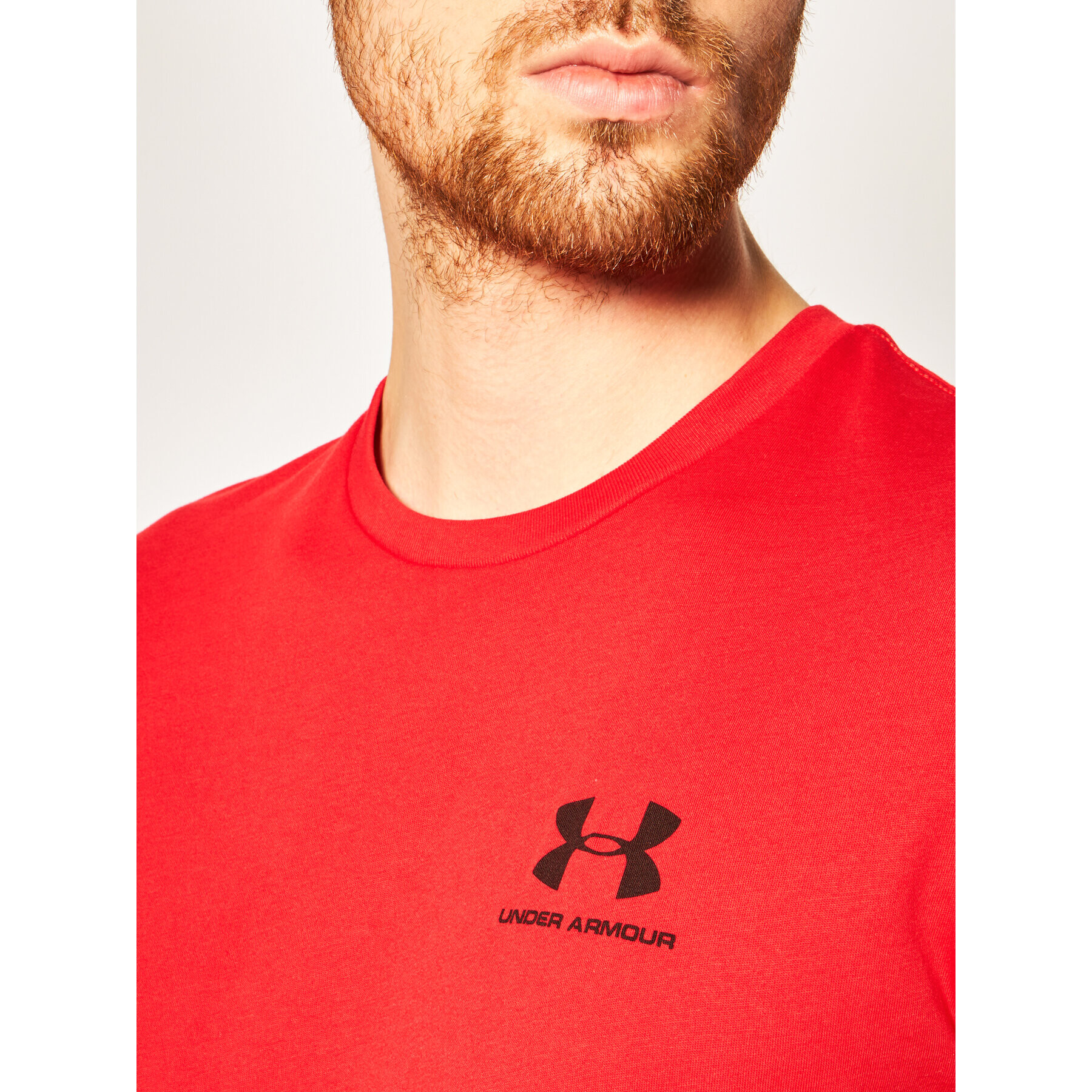 Under Armour Majica 1326799 Rdeča Loose Fit - Pepit.si