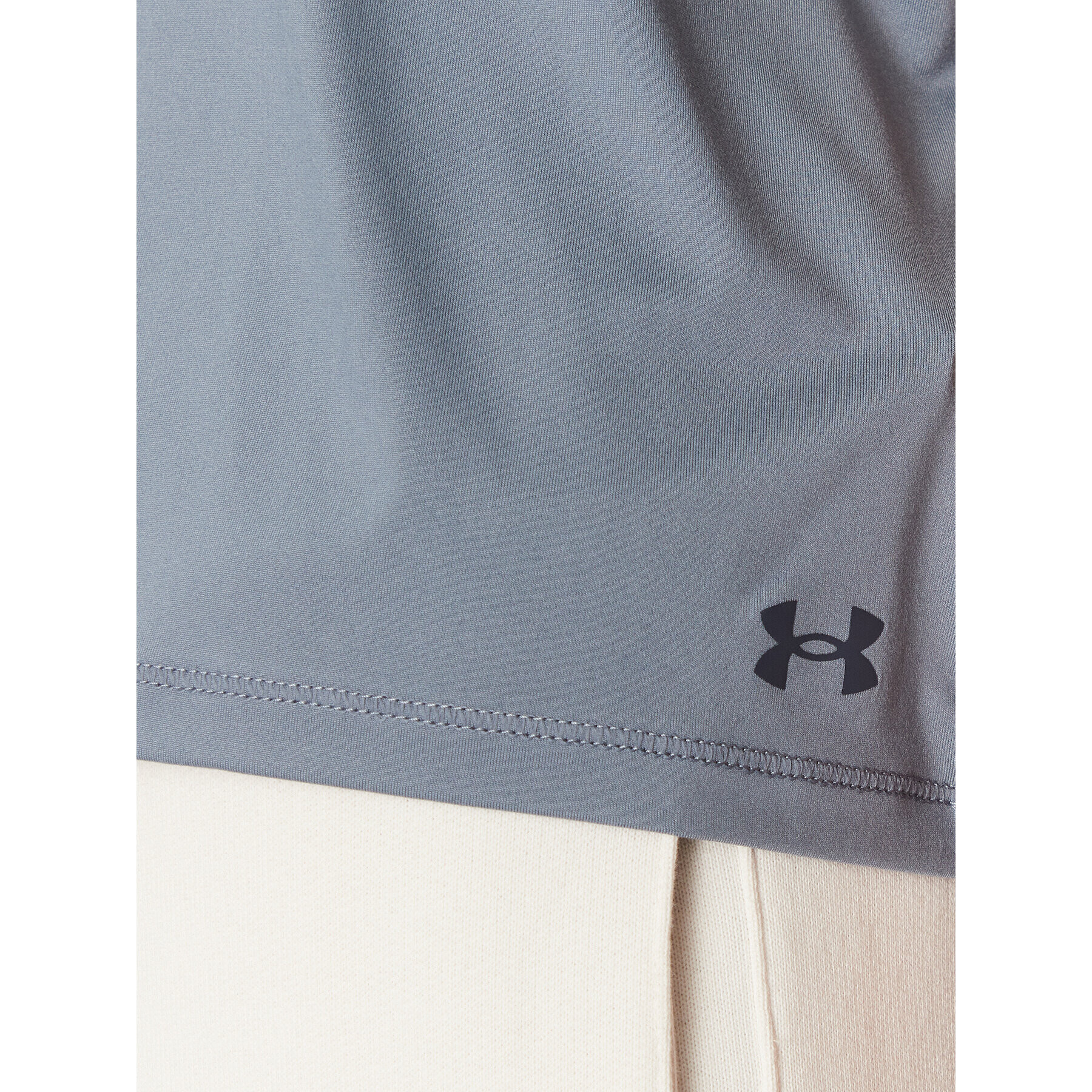 Under Armour Majica Motion Ss 1379178 Siva Loose Fit - Pepit.si