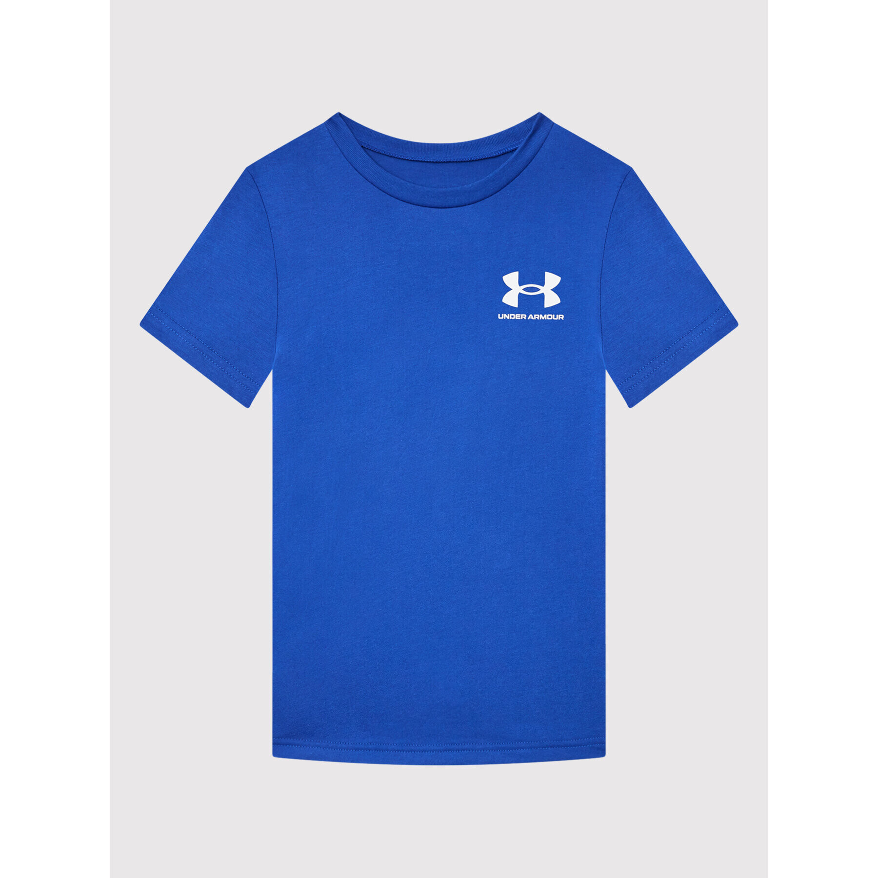 Under Armour Majica Sportstyle Left Chest 1363280 Modra Loose Fit - Pepit.si